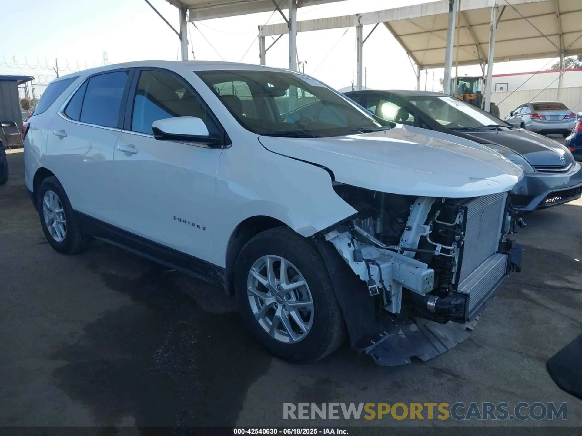 1 Photograph of a damaged car 3GNAXKEGXPS127639 CHEVROLET EQUINOX 2023