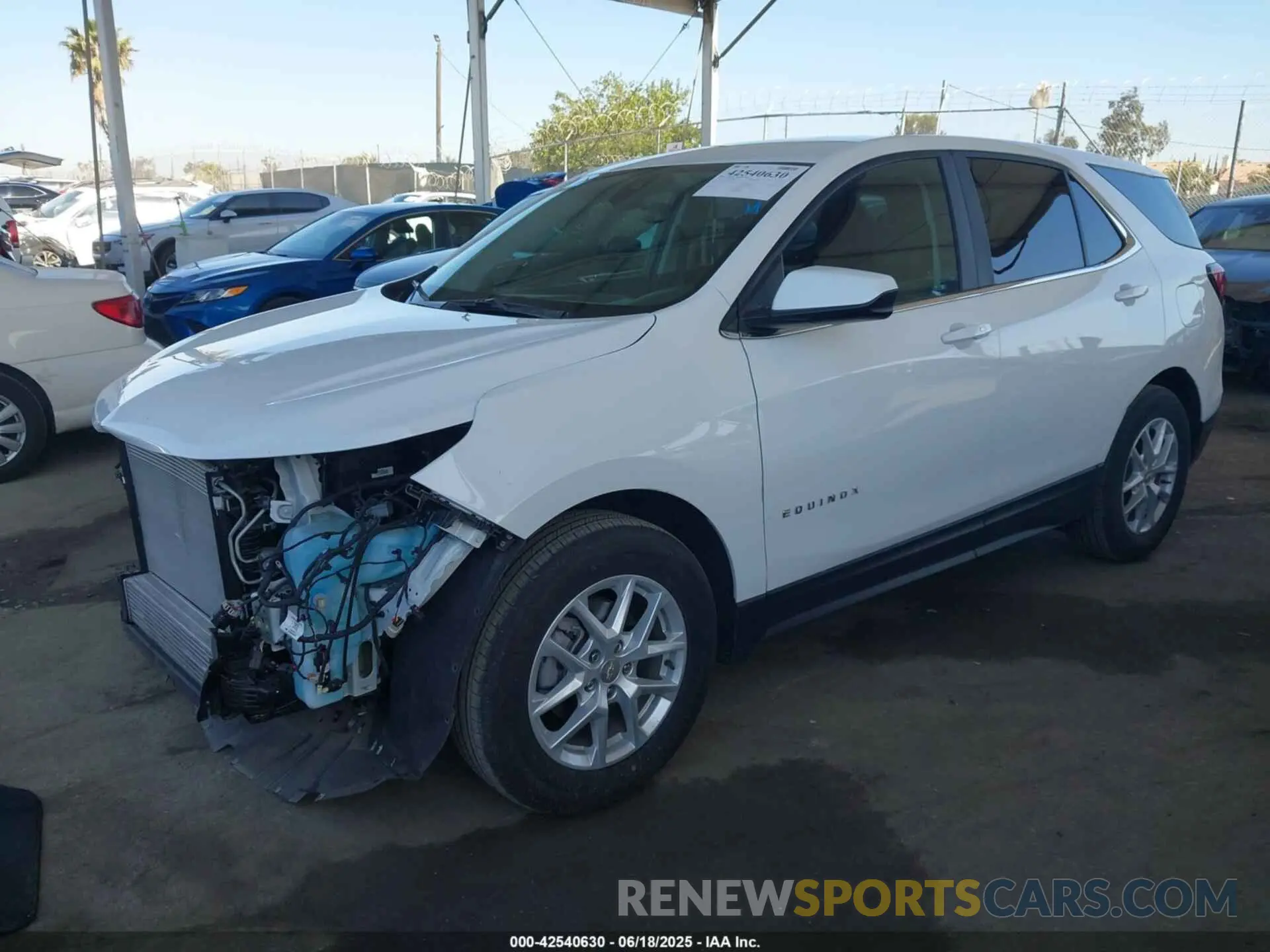 2 Photograph of a damaged car 3GNAXKEGXPS127639 CHEVROLET EQUINOX 2023