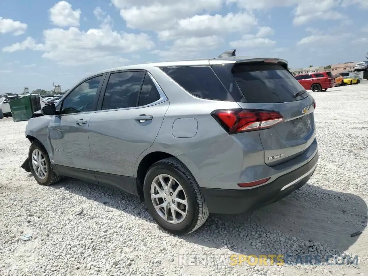 2 Photograph of a damaged car 3GNAXKEGXPS158258 CHEVROLET EQUINOX 2023