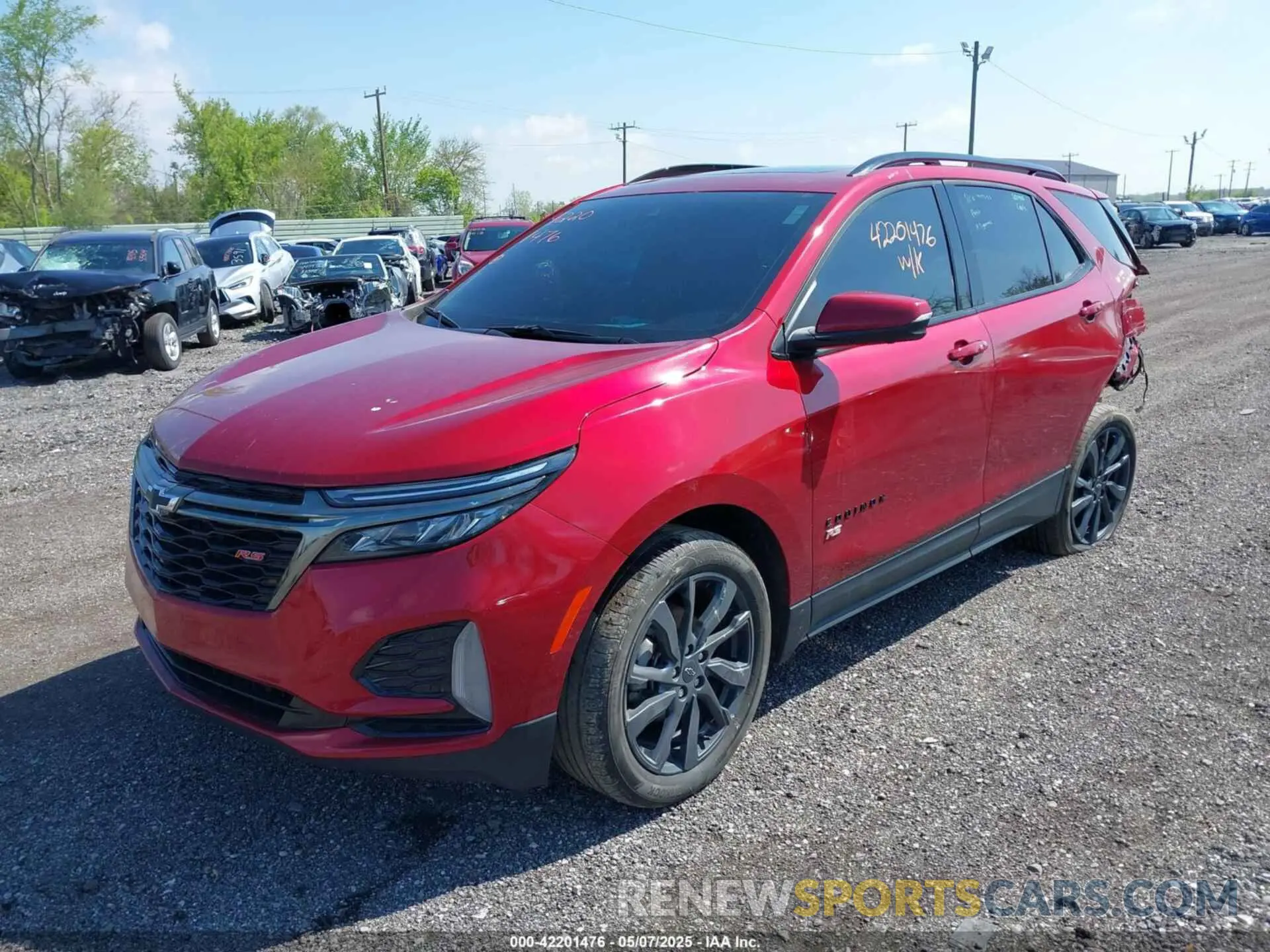2 Photograph of a damaged car 3GNAXMEG1PS132644 CHEVROLET EQUINOX 2023