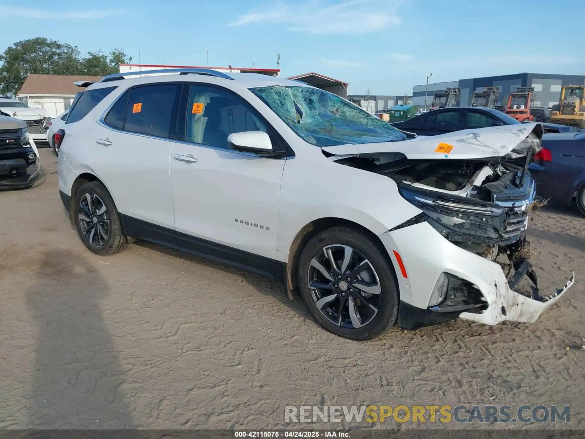 1 Photograph of a damaged car 3GNAXNEG6PL174436 CHEVROLET EQUINOX 2023