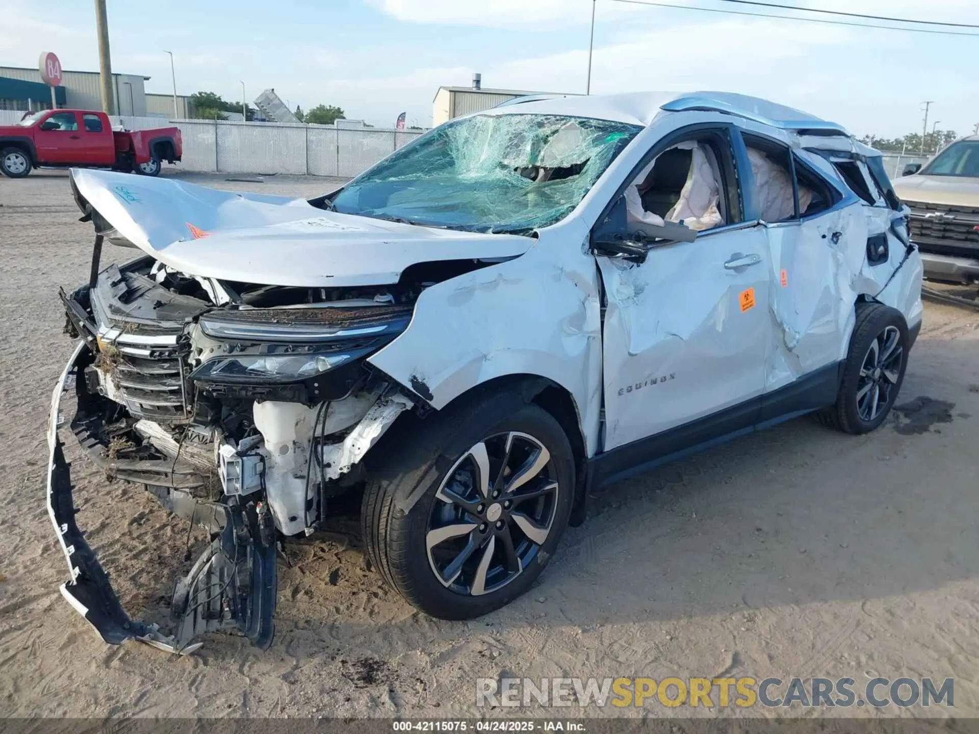 2 Photograph of a damaged car 3GNAXNEG6PL174436 CHEVROLET EQUINOX 2023