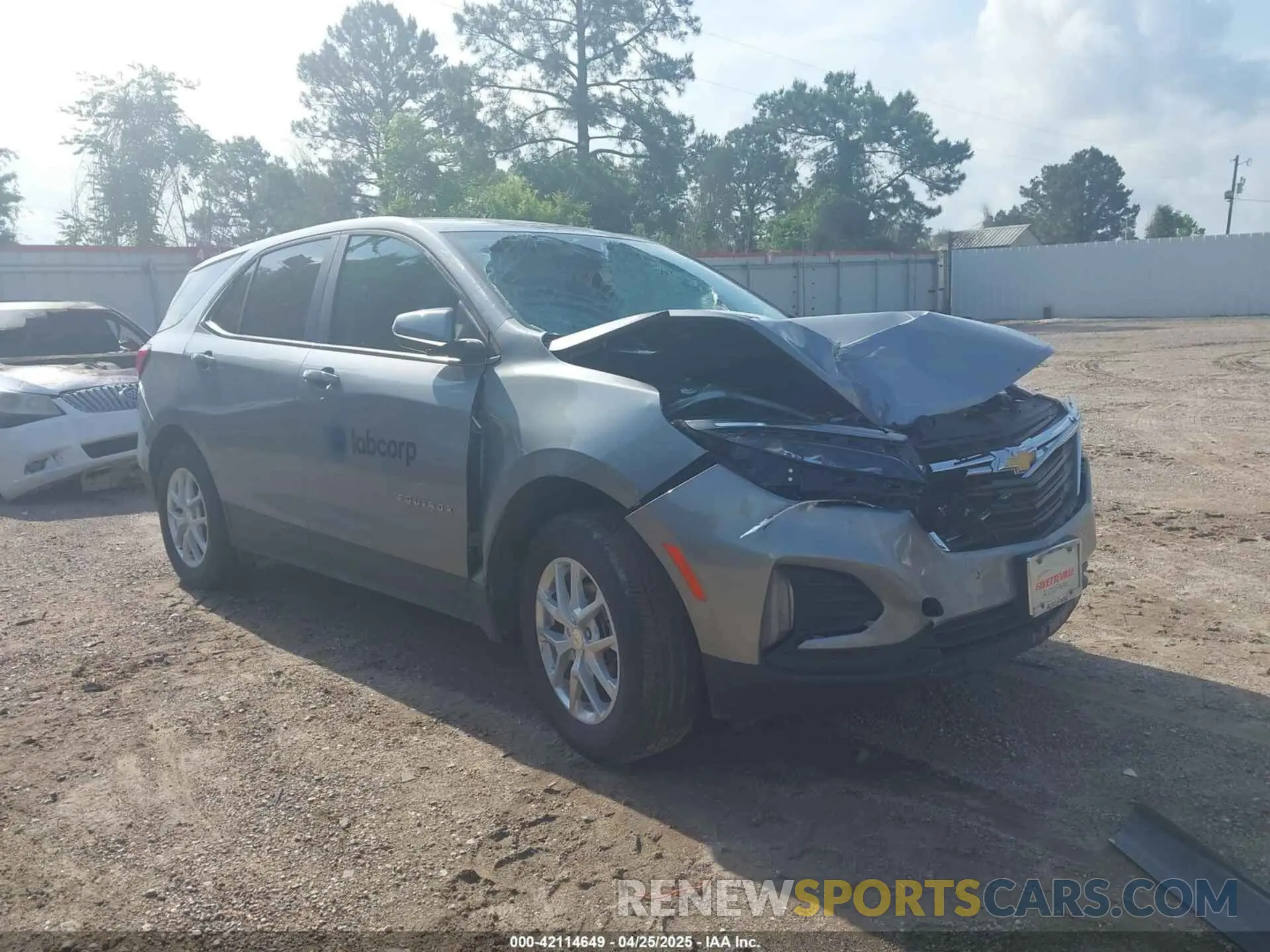 1 Photograph of a damaged car 3GNAXTEG0PL263942 CHEVROLET EQUINOX 2023