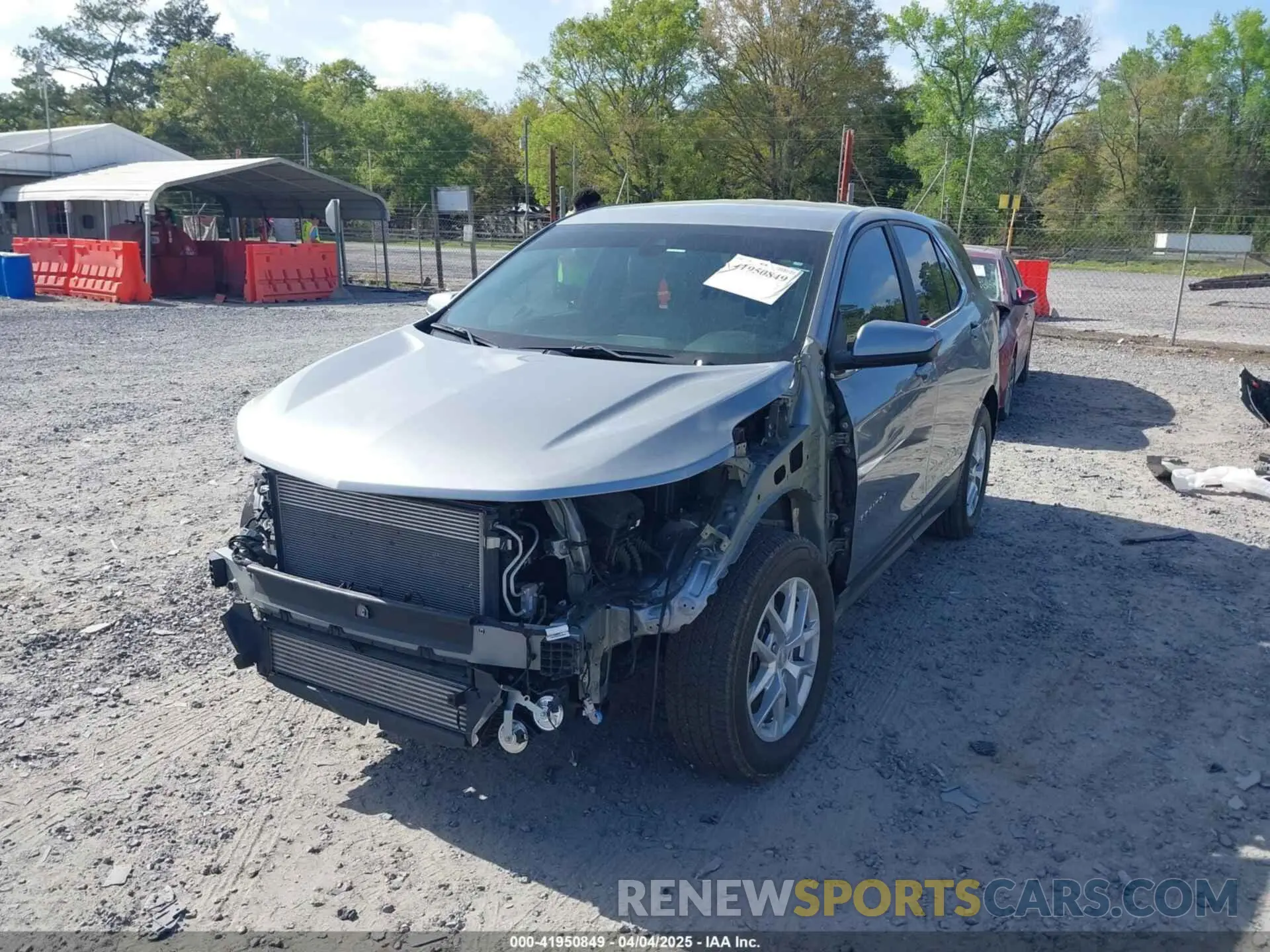2 Photograph of a damaged car 3GNAXTEG1PS187332 CHEVROLET EQUINOX 2023