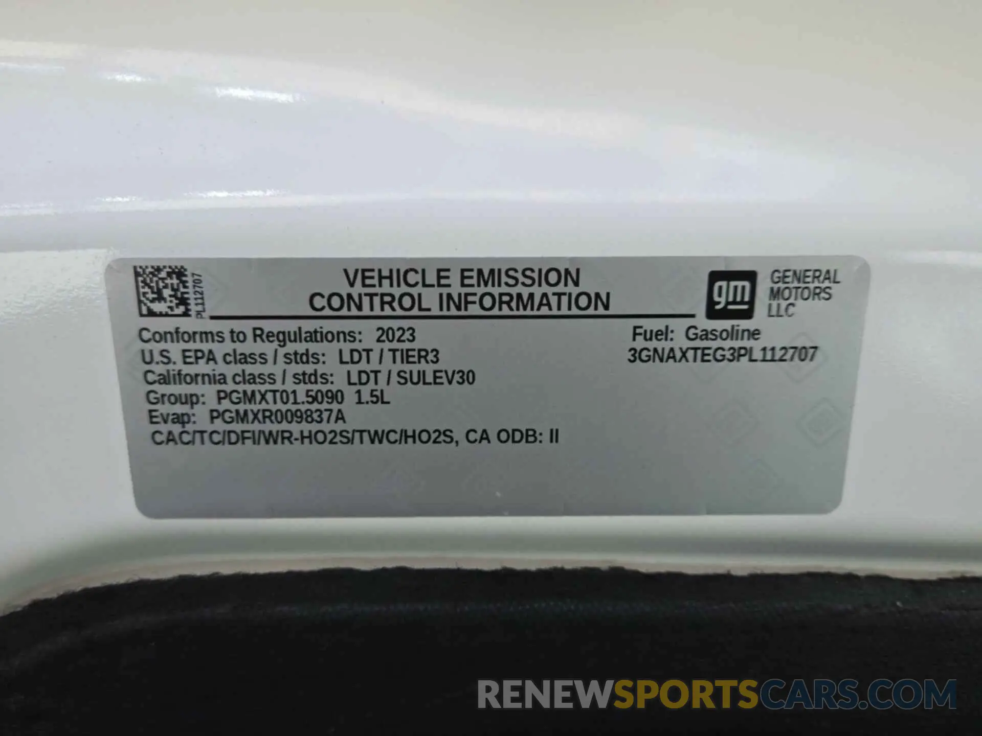 18 Фотография поврежденного автомобиля 3GNAXTEG3PL112707 CHEVROLET EQUINOX 2023