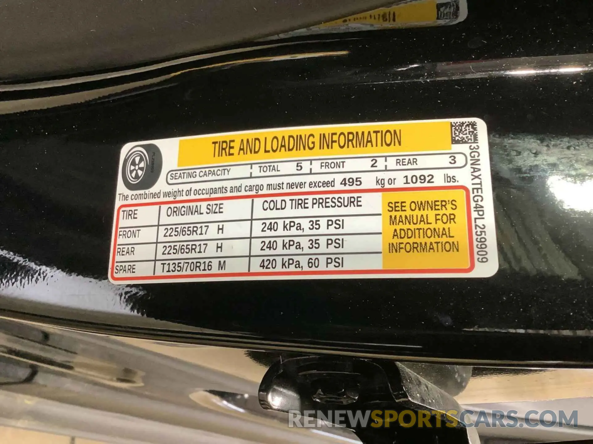 20 Photograph of a damaged car 3GNAXTEG4PL259909 CHEVROLET EQUINOX 2023