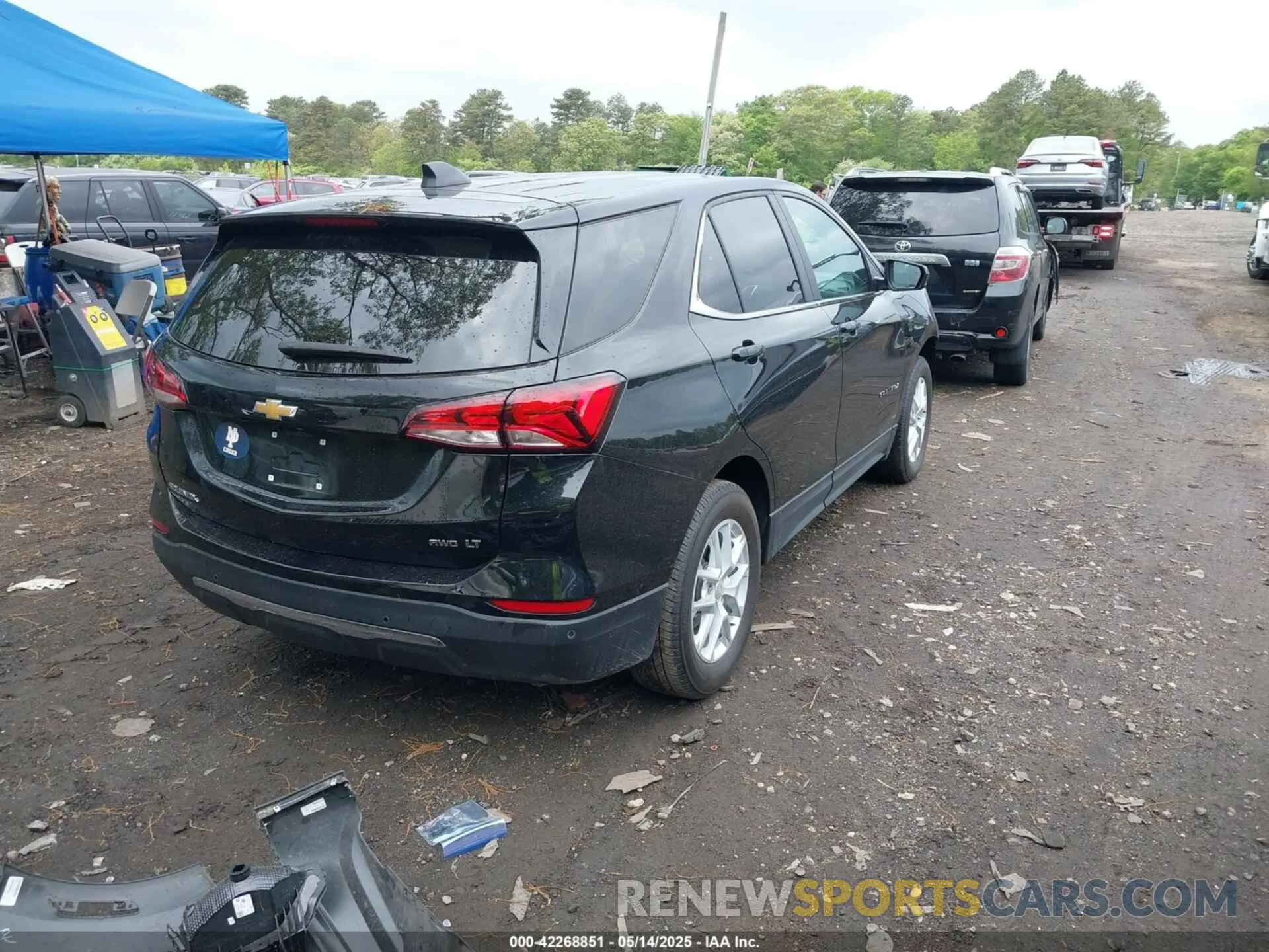 4 Фотография поврежденного автомобиля 3GNAXTEG5PL248028 CHEVROLET EQUINOX 2023