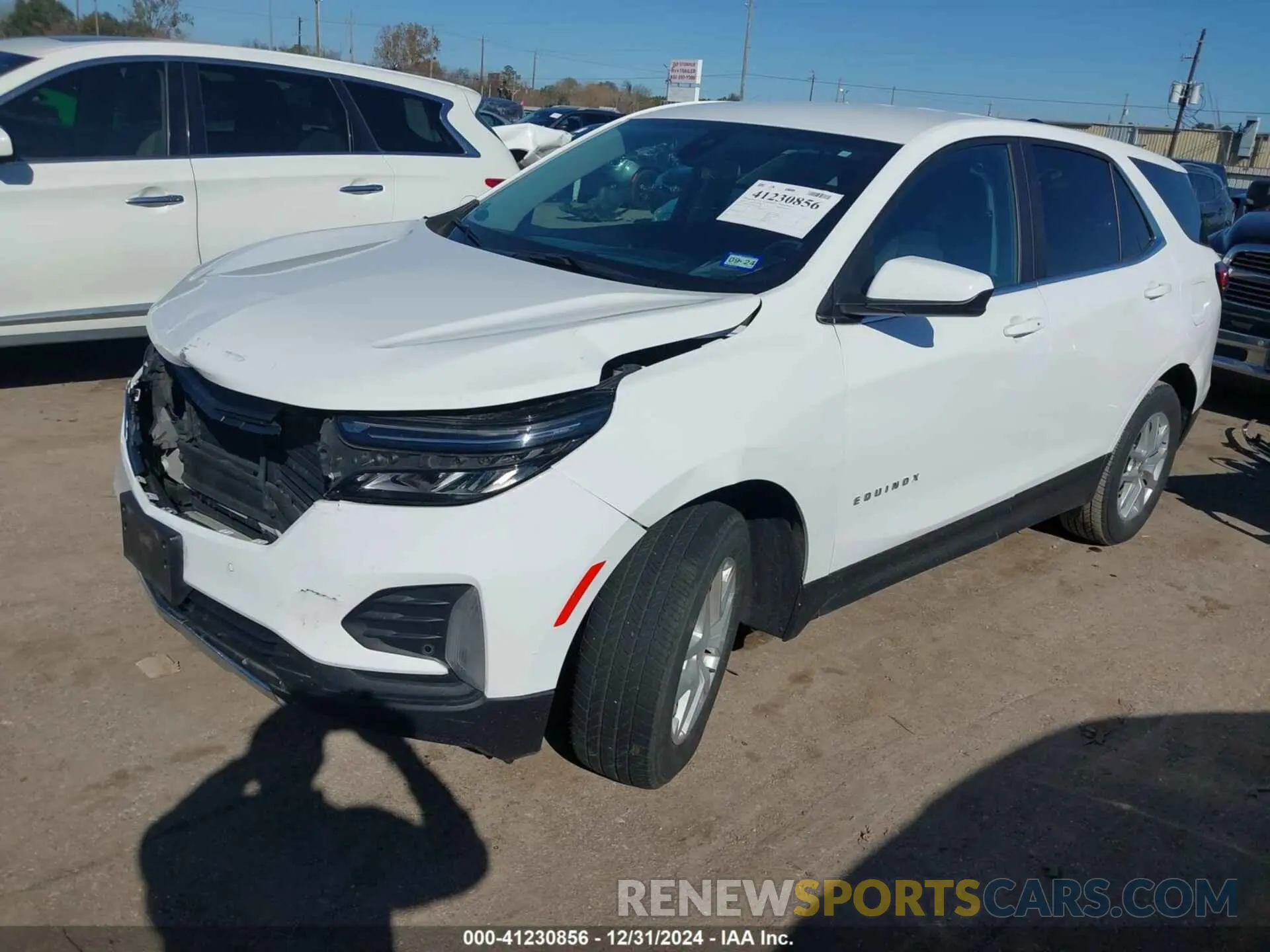 2 Photograph of a damaged car 3GNAXTEG5PS121995 CHEVROLET EQUINOX 2023