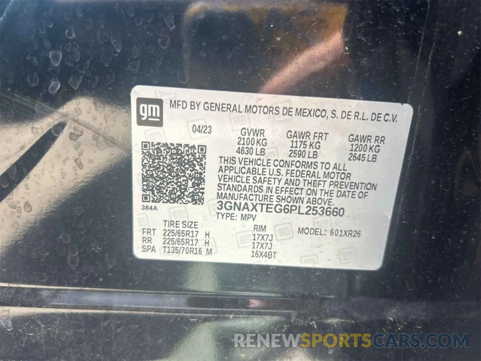 8 Фотография поврежденного автомобиля 3GNAXTEG6PL253660 CHEVROLET EQUINOX 2023