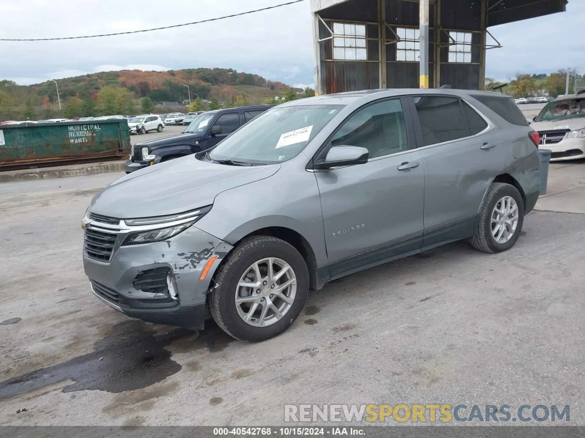 2 Photograph of a damaged car 3GNAXTEG6PS182014 CHEVROLET EQUINOX 2023