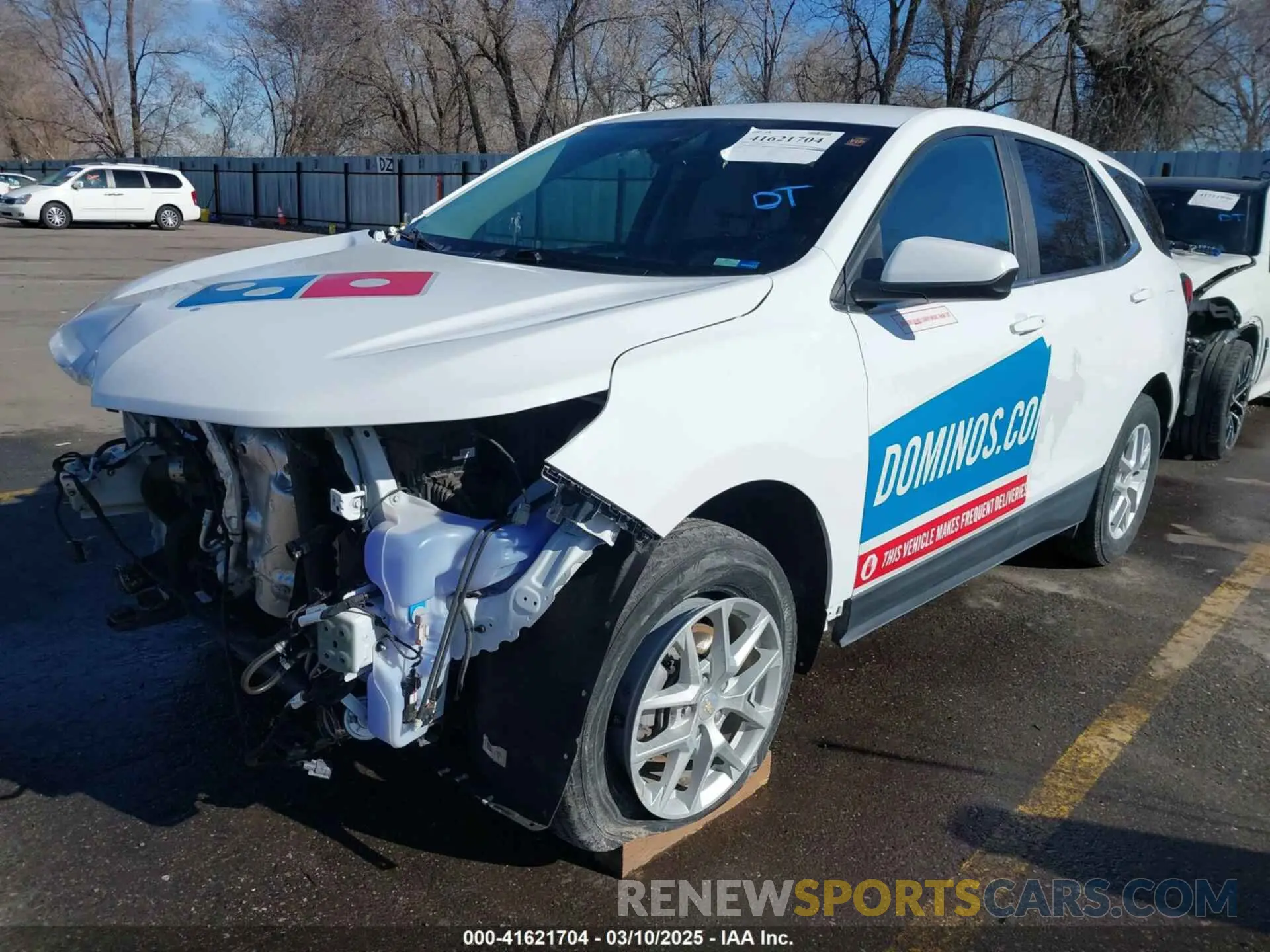 2 Photograph of a damaged car 3GNAXTEG8PS196741 CHEVROLET EQUINOX 2023