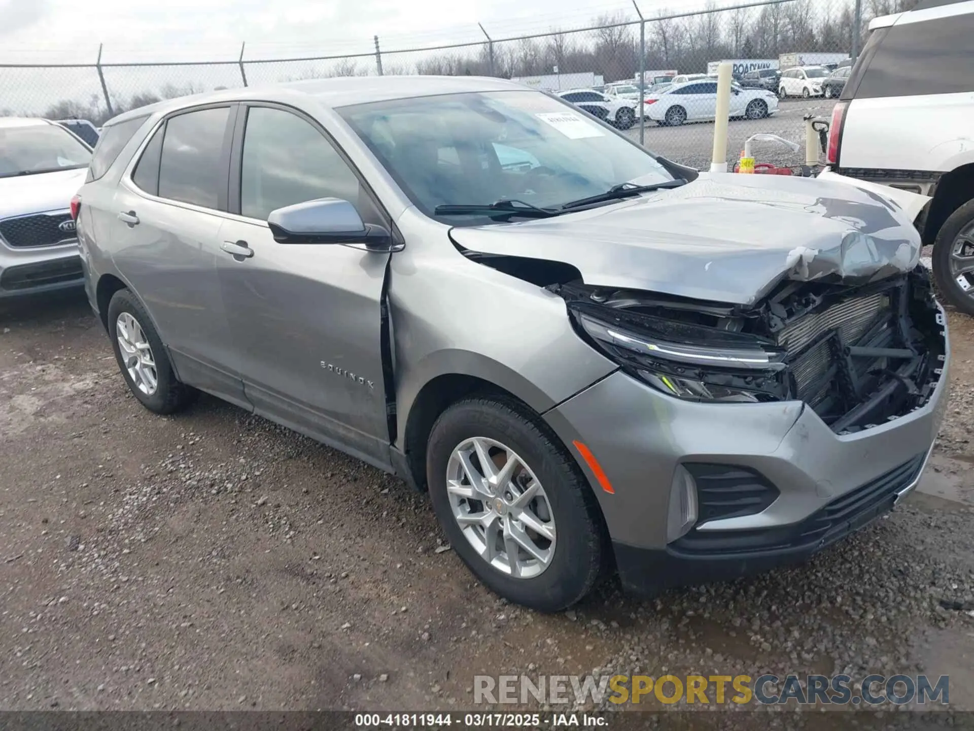 1 Photograph of a damaged car 3GNAXTEG9PL270405 CHEVROLET EQUINOX 2023