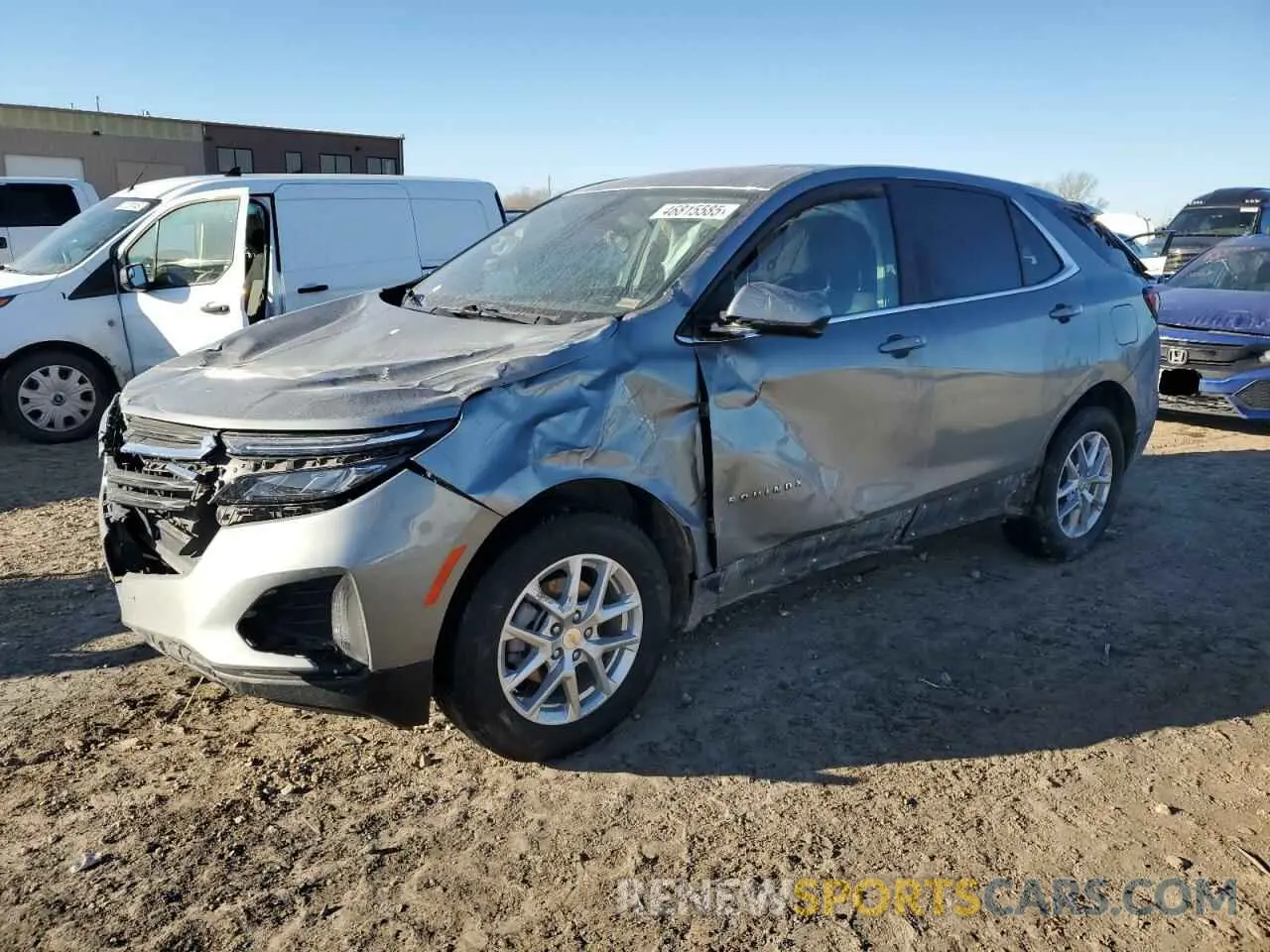 1 Photograph of a damaged car 3GNAXUEG2PS214253 CHEVROLET EQUINOX 2023