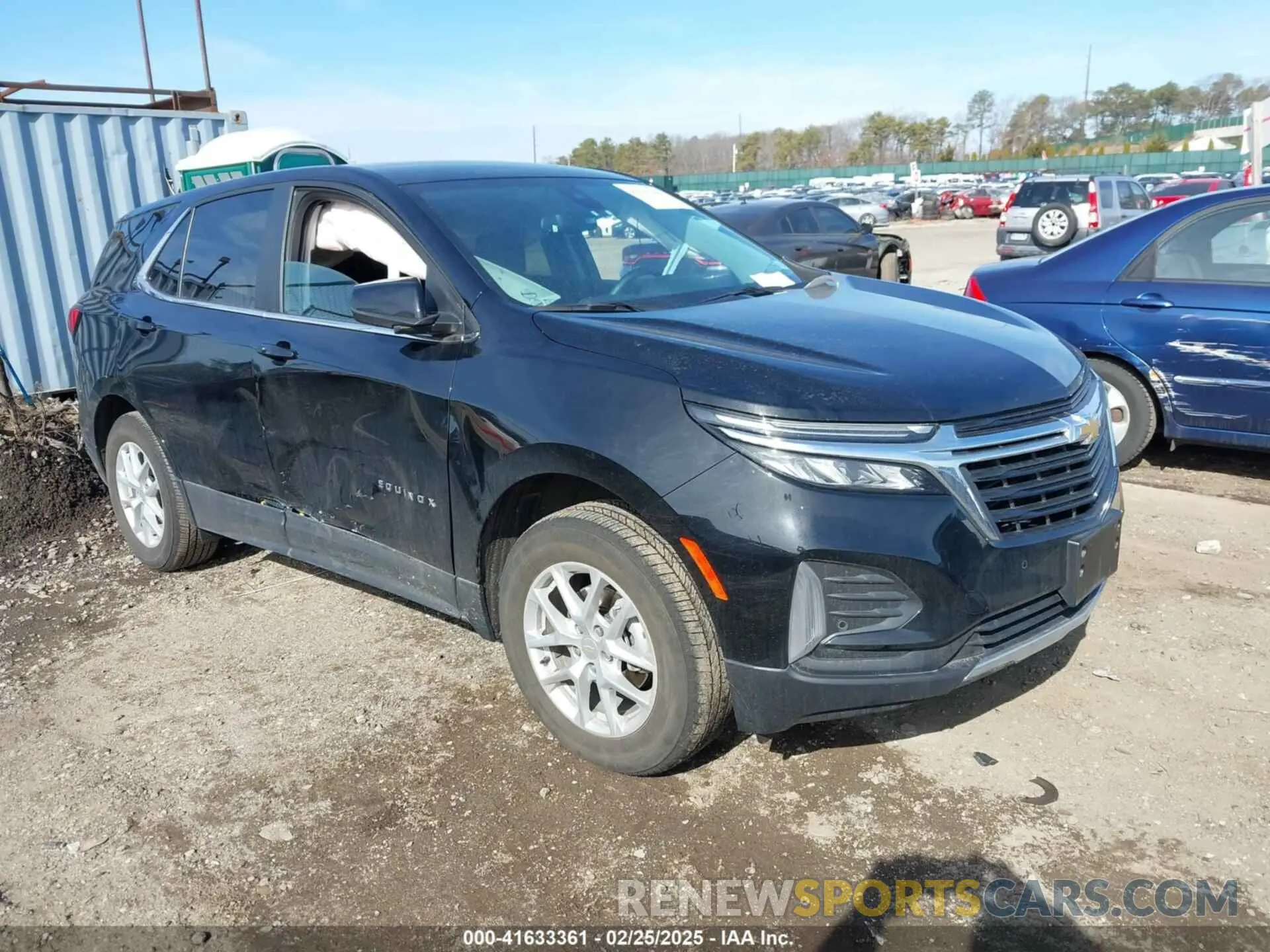 1 Photograph of a damaged car 3GNAXUEG3PL272057 CHEVROLET EQUINOX 2023