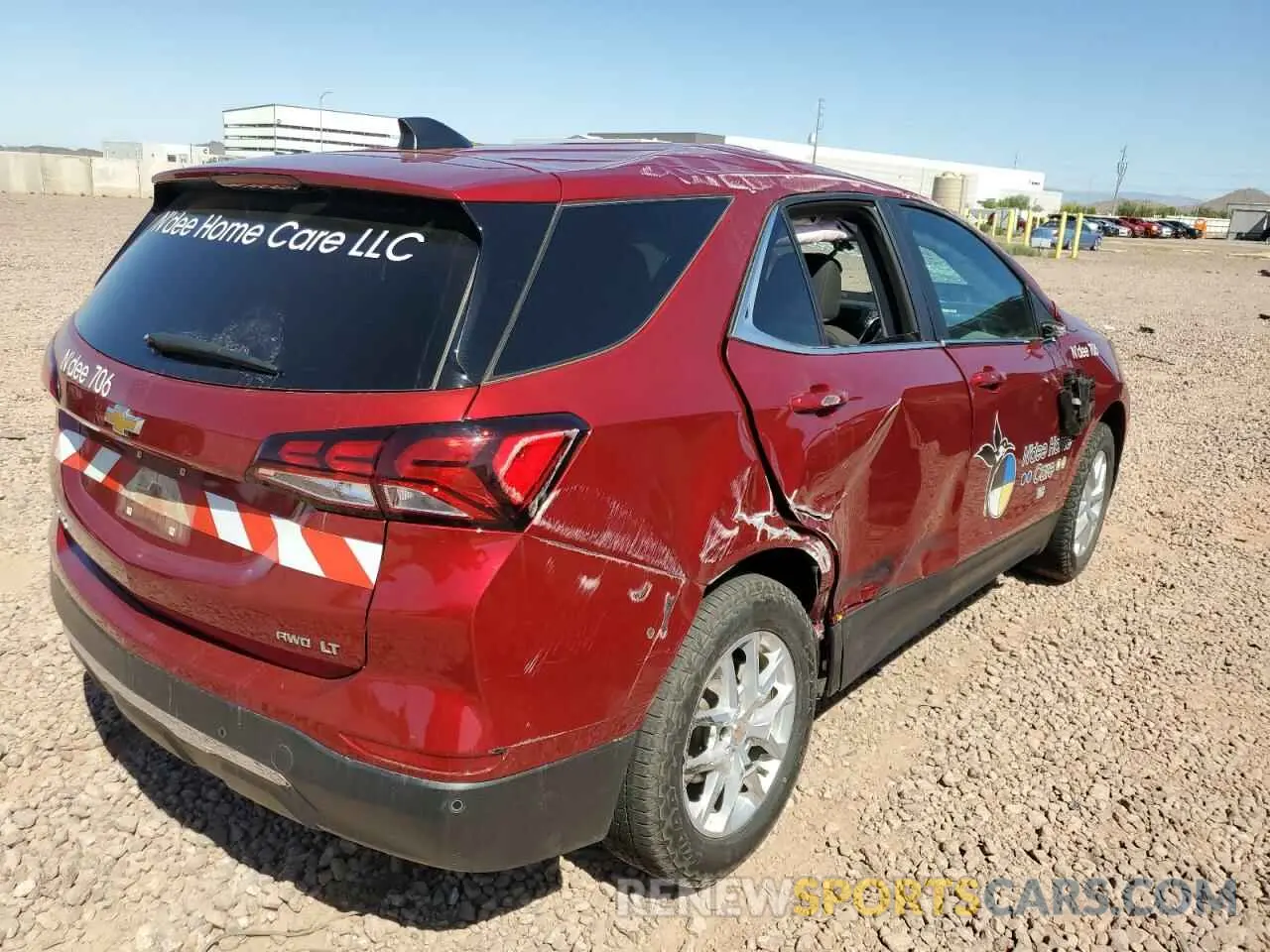 3 Photograph of a damaged car 3GNAXUEG6PL133119 CHEVROLET EQUINOX 2023