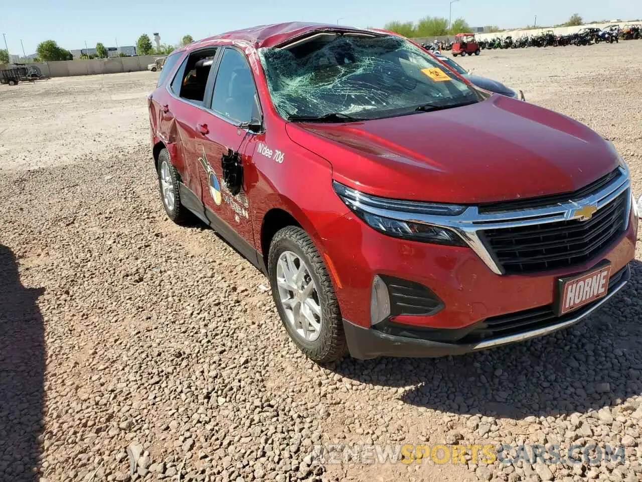 4 Photograph of a damaged car 3GNAXUEG6PL133119 CHEVROLET EQUINOX 2023