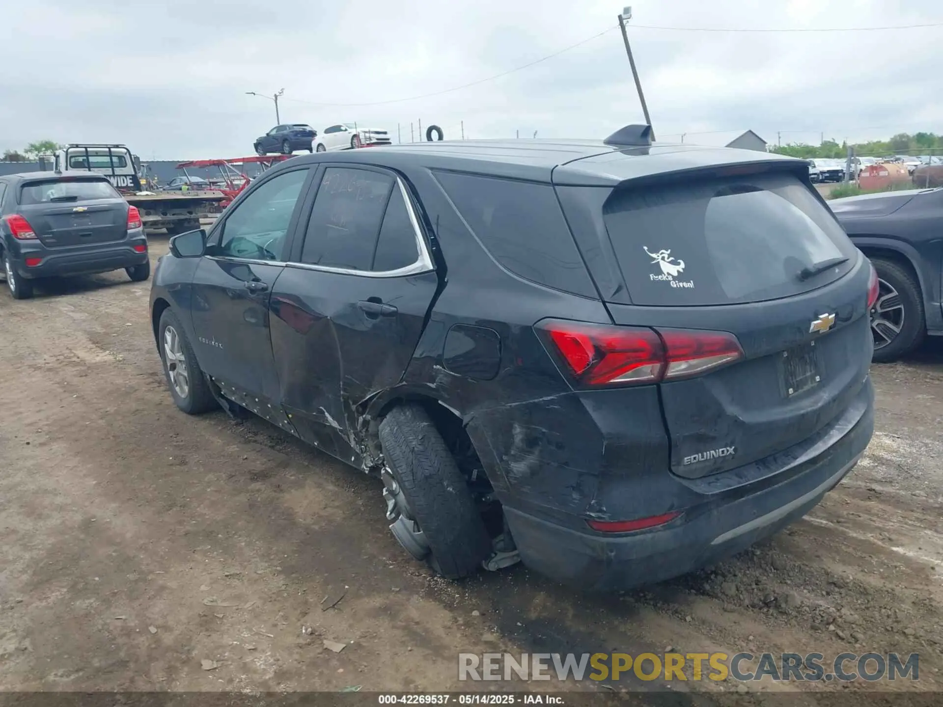3 Фотография поврежденного автомобиля 3GNAXUEG7PL160250 CHEVROLET EQUINOX 2023