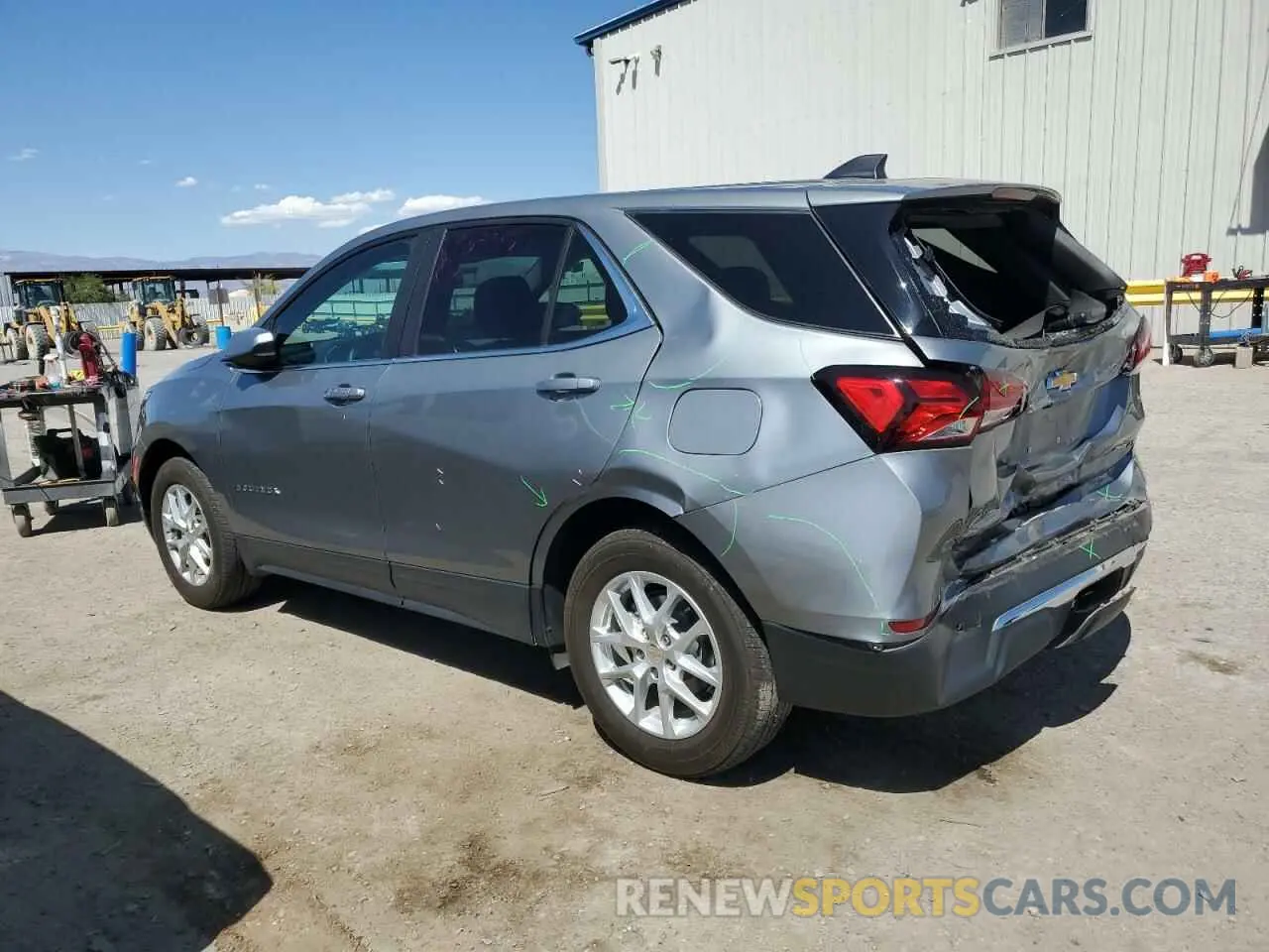 2 Photograph of a damaged car 3GNAXUEG7PS214930 CHEVROLET EQUINOX 2023