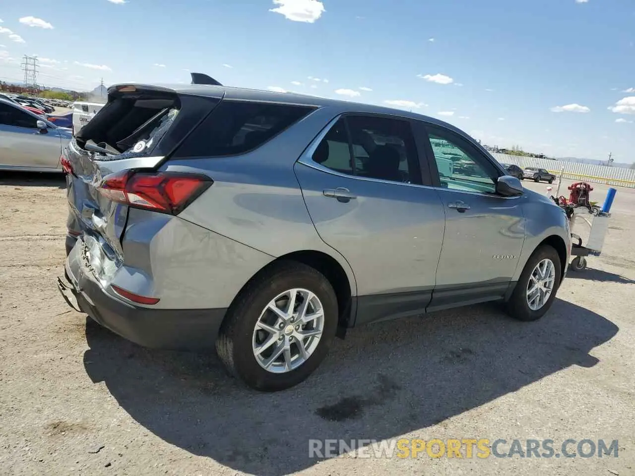 3 Photograph of a damaged car 3GNAXUEG7PS214930 CHEVROLET EQUINOX 2023