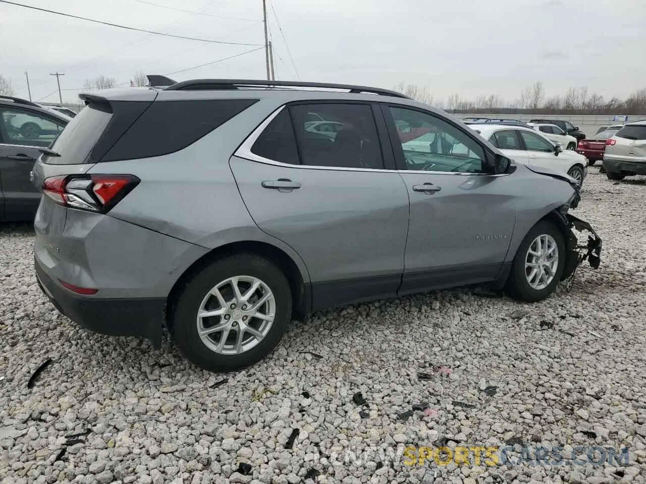 3 Photograph of a damaged car 3GNAXUEG7PS216127 CHEVROLET EQUINOX 2023