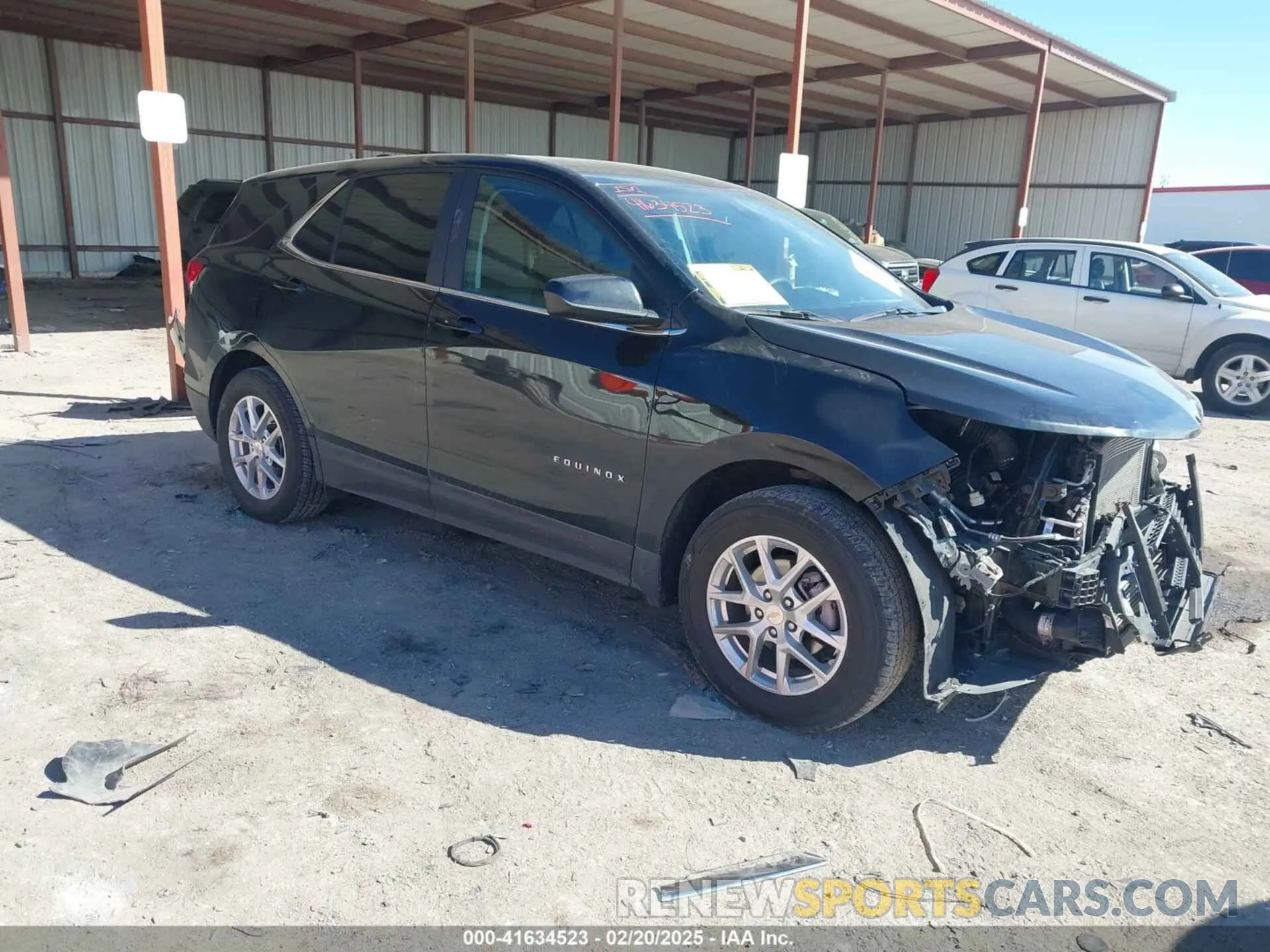 1 Photograph of a damaged car 3GNAXUEG8PL228748 CHEVROLET EQUINOX 2023