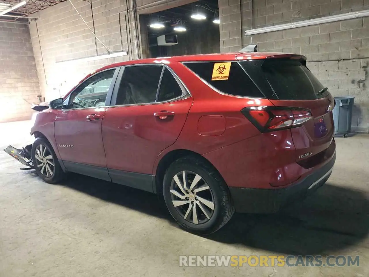 2 Photograph of a damaged car 3GNAXUEG8PS143558 CHEVROLET EQUINOX 2023