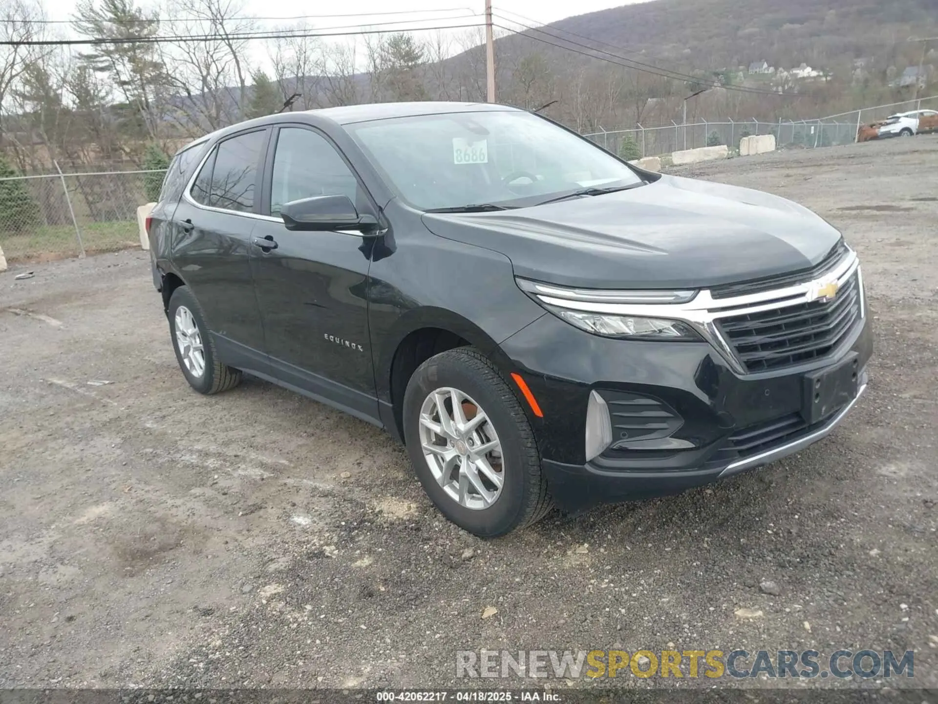 1 Фотография поврежденного автомобиля 3GNAXUEG9PL268580 CHEVROLET EQUINOX 2023