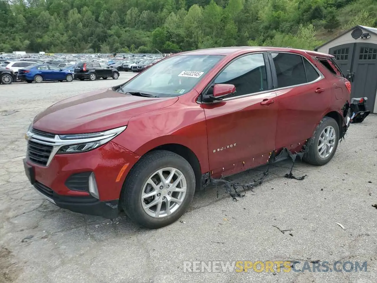 1 Photograph of a damaged car 3GNAXUEGXPS150110 CHEVROLET EQUINOX 2023