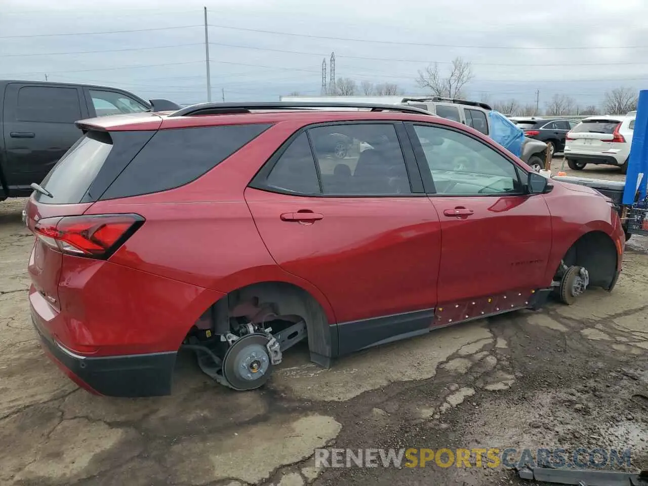 3 Photograph of a damaged car 3GNAXWEG5PS153170 CHEVROLET EQUINOX 2023