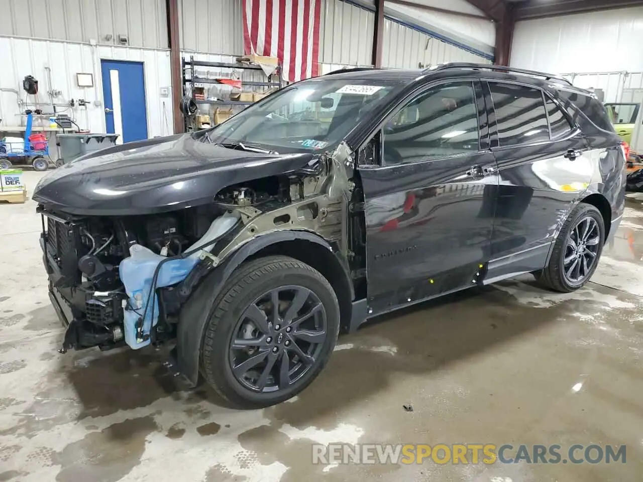 1 Photograph of a damaged car 3GNAXWEG6PL241395 CHEVROLET EQUINOX 2023