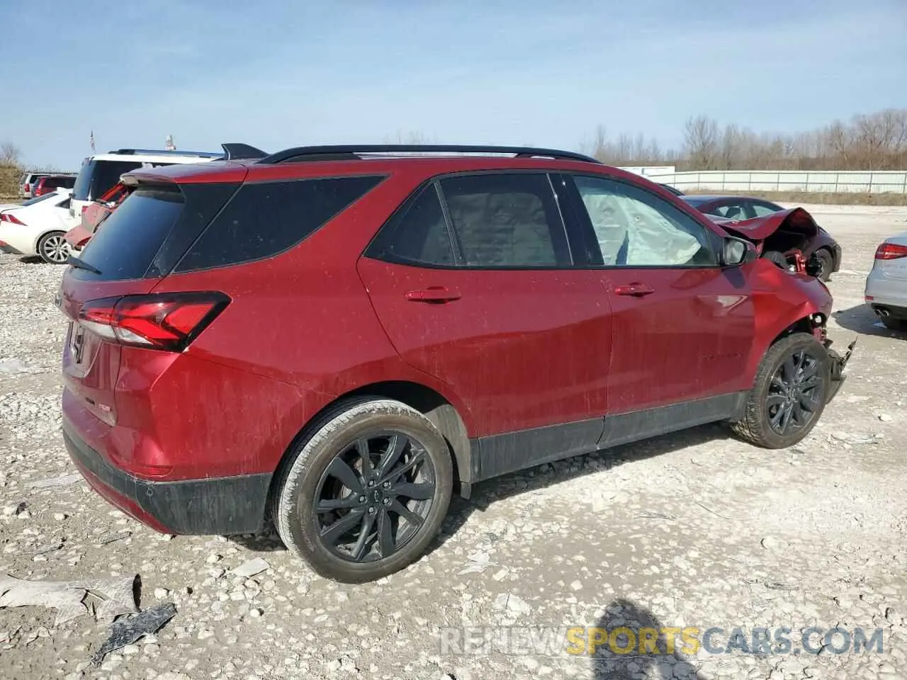3 Фотография поврежденного автомобиля 3GNAXWEGXPS153956 CHEVROLET EQUINOX 2023