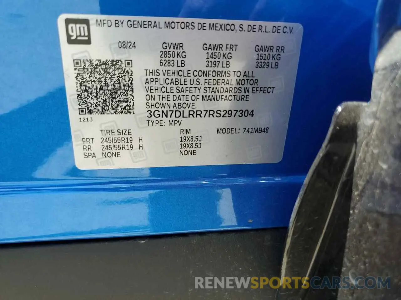 14 Photograph of a damaged car 3GN7DLRR7RS297304 CHEVROLET EQUINOX 2024