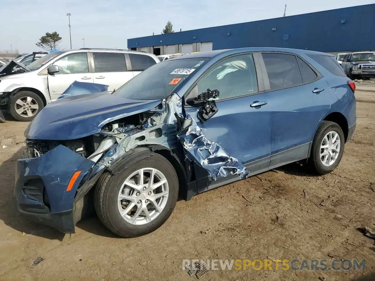 1 Photograph of a damaged car 3GNAXHEG0RL162772 CHEVROLET EQUINOX 2024