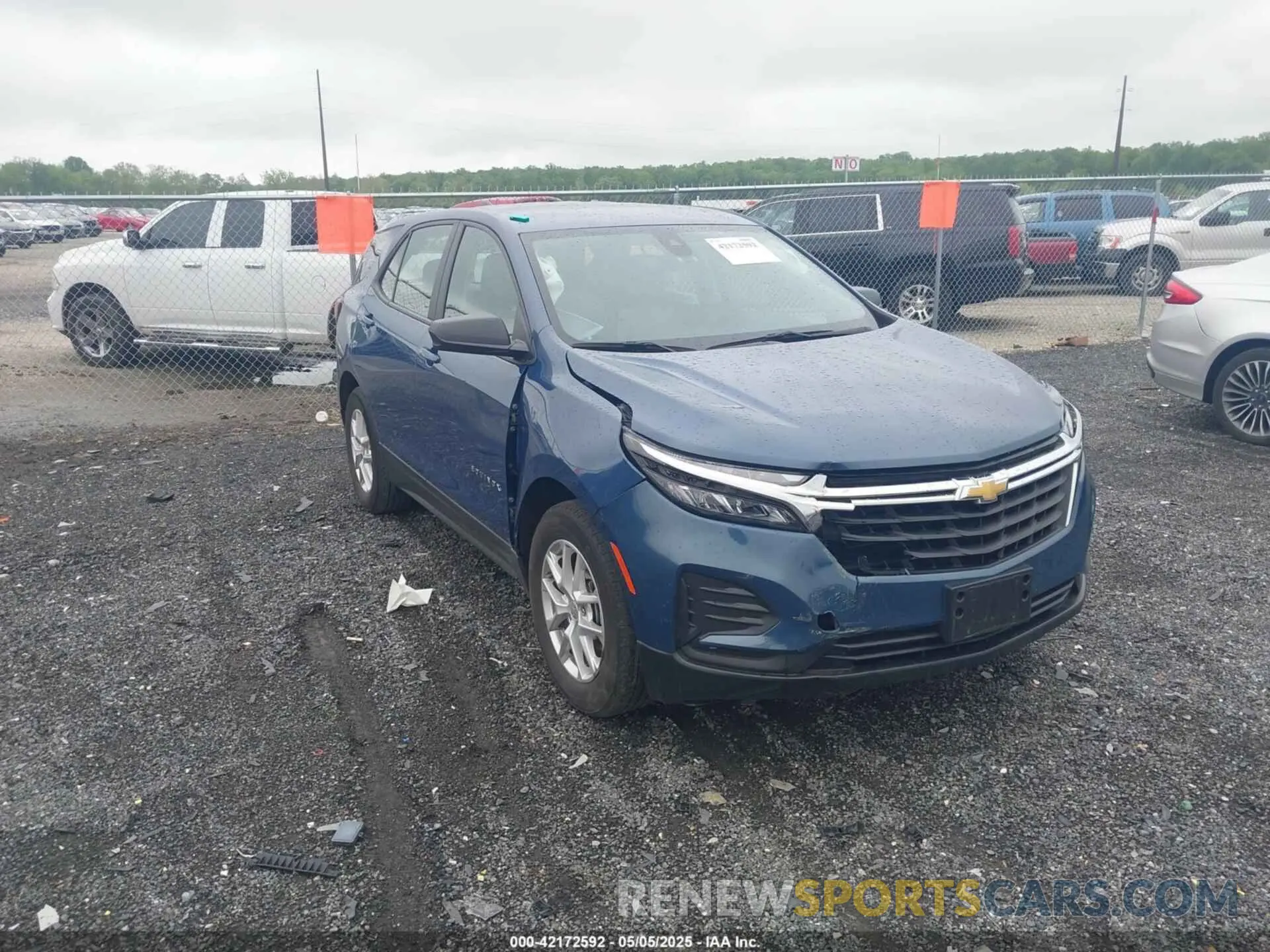 1 Photograph of a damaged car 3GNAXHEG3RL131421 CHEVROLET EQUINOX 2024