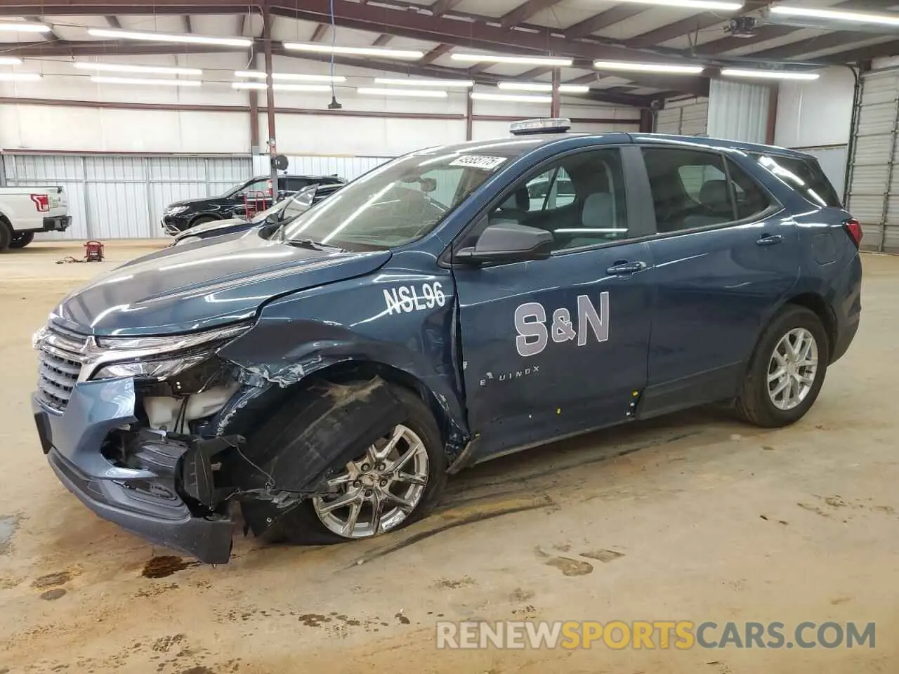 1 Photograph of a damaged car 3GNAXHEGXRL292560 CHEVROLET EQUINOX 2024