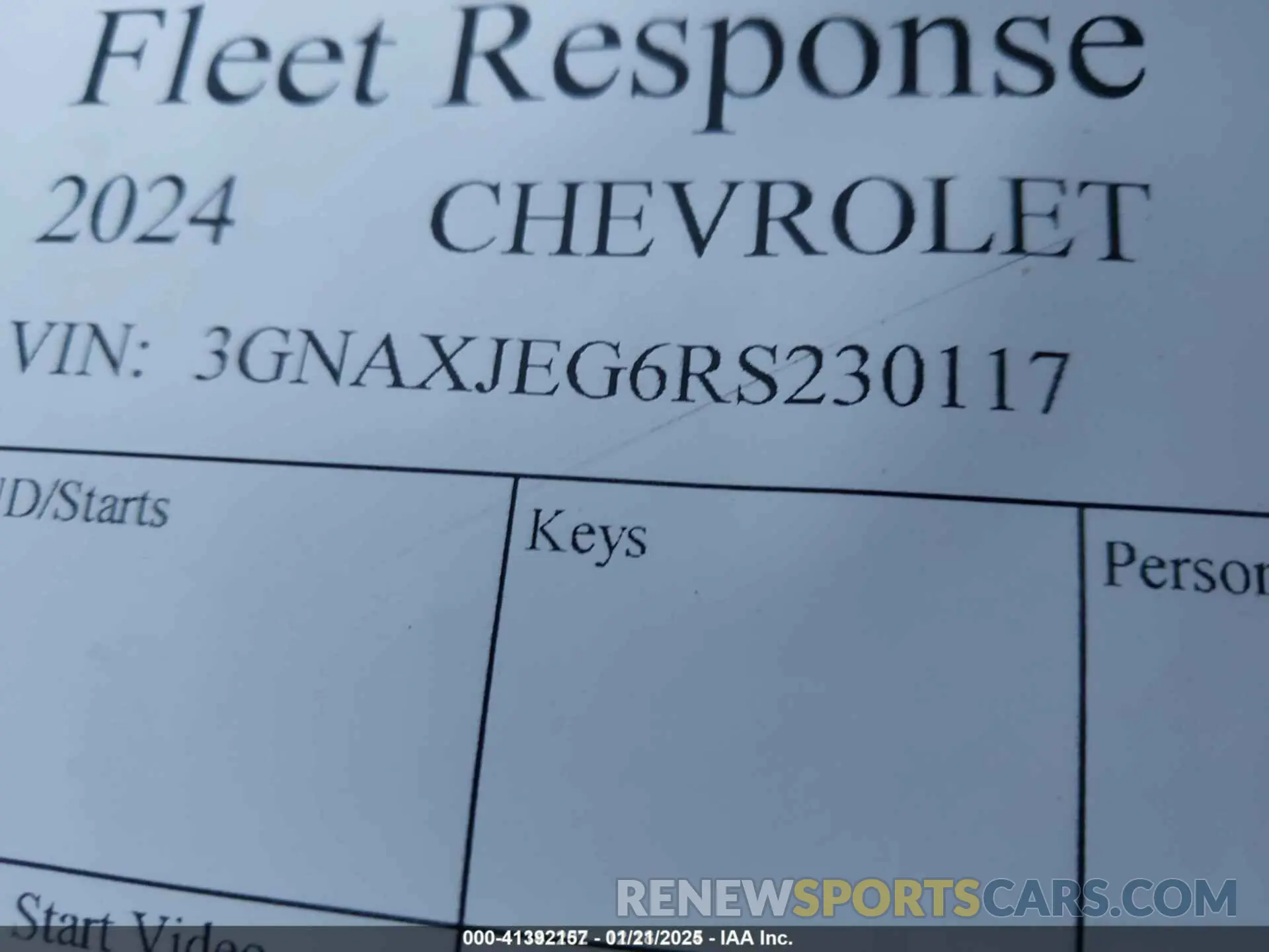 9 Фотография поврежденного автомобиля 3GNAXJEG6RS230117 CHEVROLET EQUINOX 2024