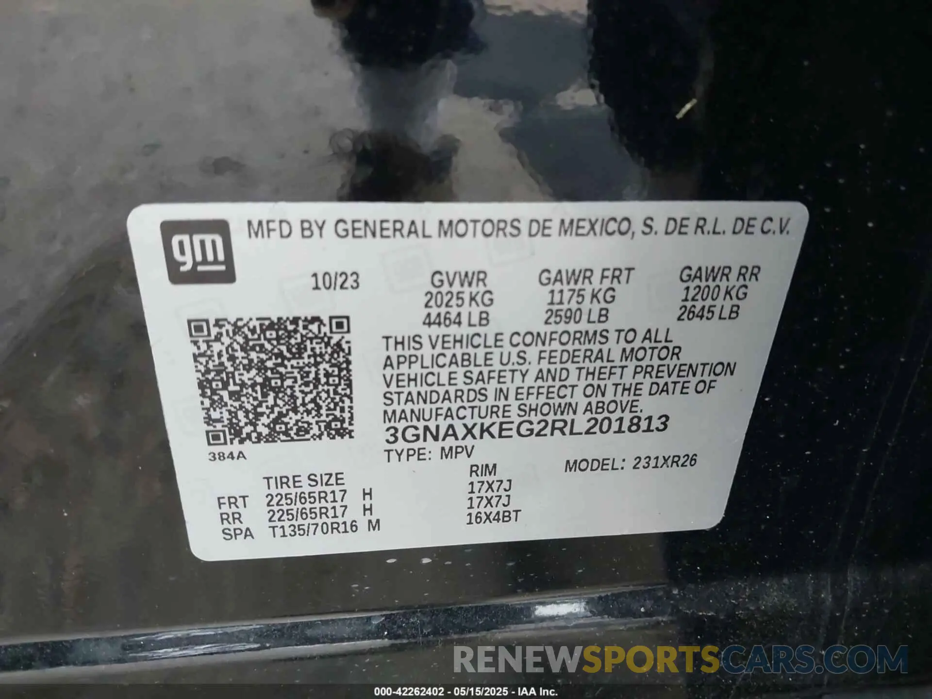 9 Photograph of a damaged car 3GNAXKEG2RL201813 CHEVROLET EQUINOX 2024