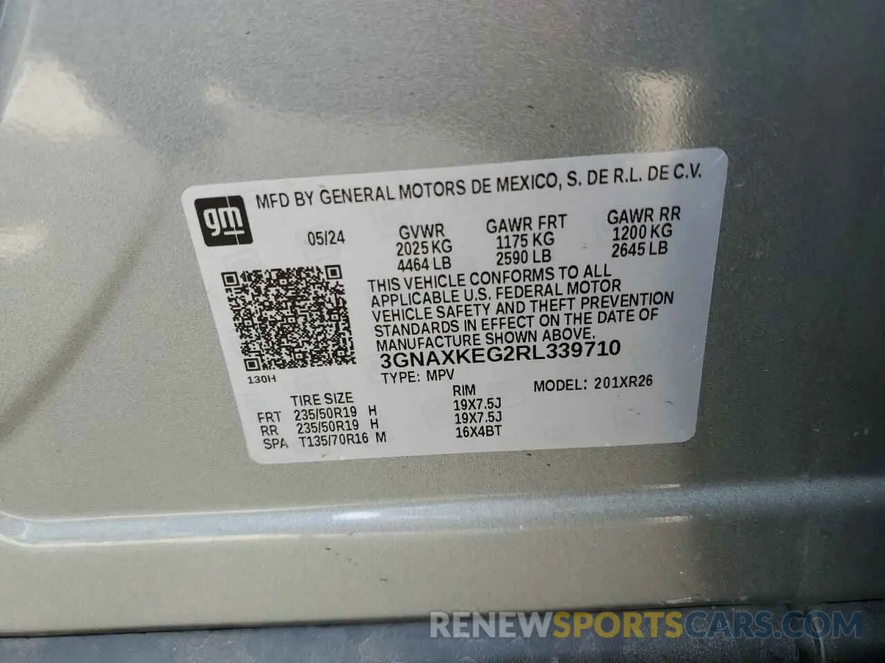 15 Photograph of a damaged car 3GNAXKEG2RL339710 CHEVROLET EQUINOX 2024