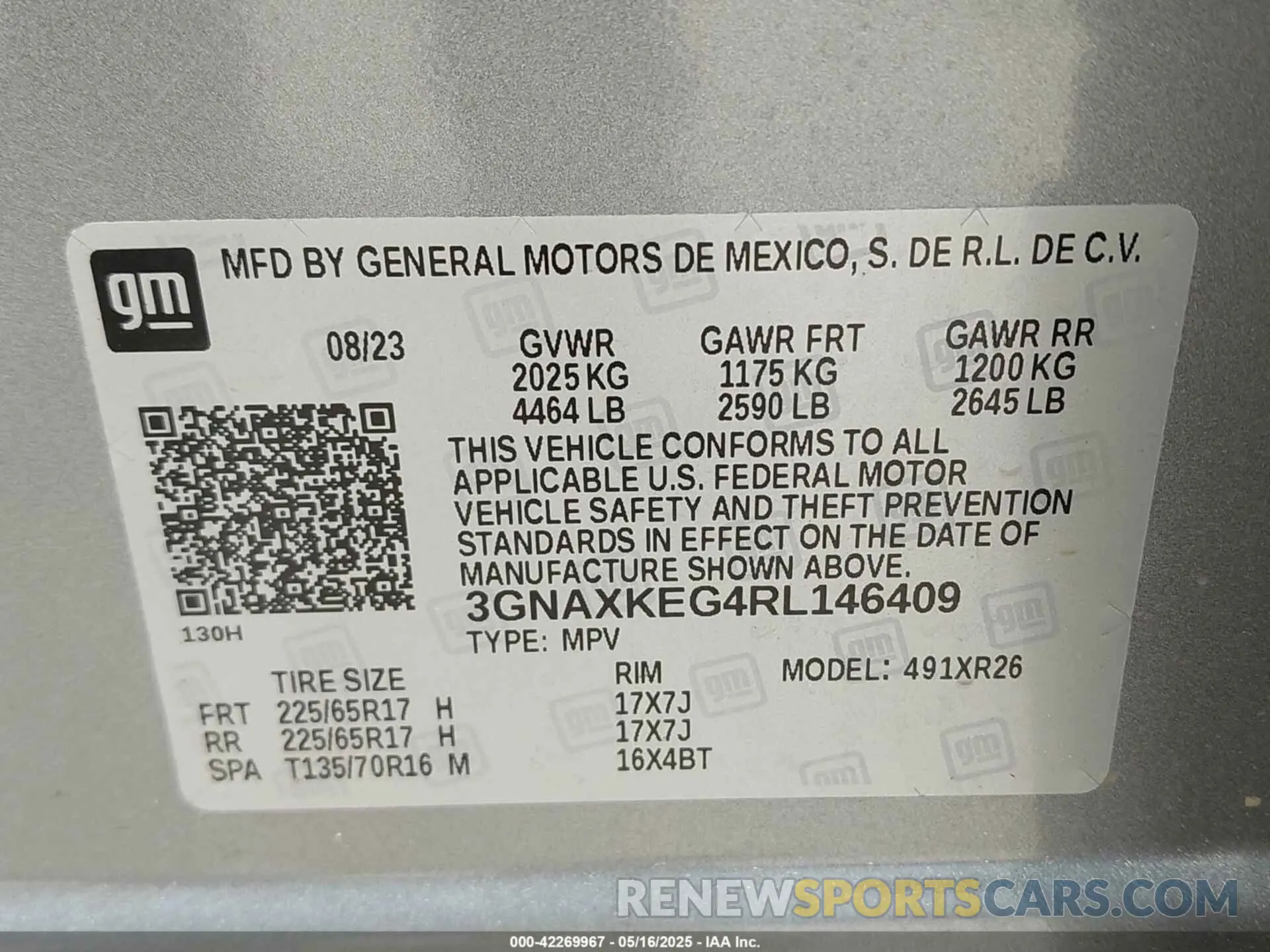 9 Фотография поврежденного автомобиля 3GNAXKEG4RL146409 CHEVROLET EQUINOX 2024