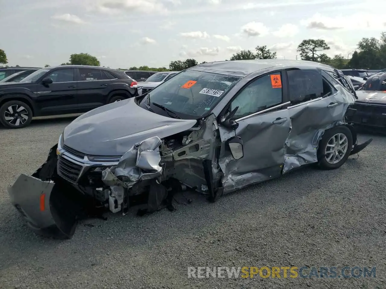 1 Photograph of a damaged car 3GNAXKEG6RL172283 CHEVROLET EQUINOX 2024