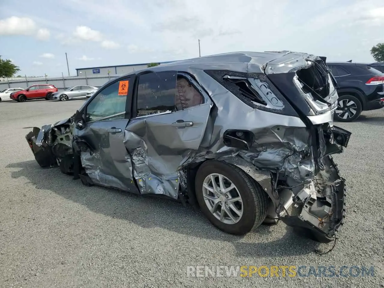 2 Photograph of a damaged car 3GNAXKEG6RL172283 CHEVROLET EQUINOX 2024