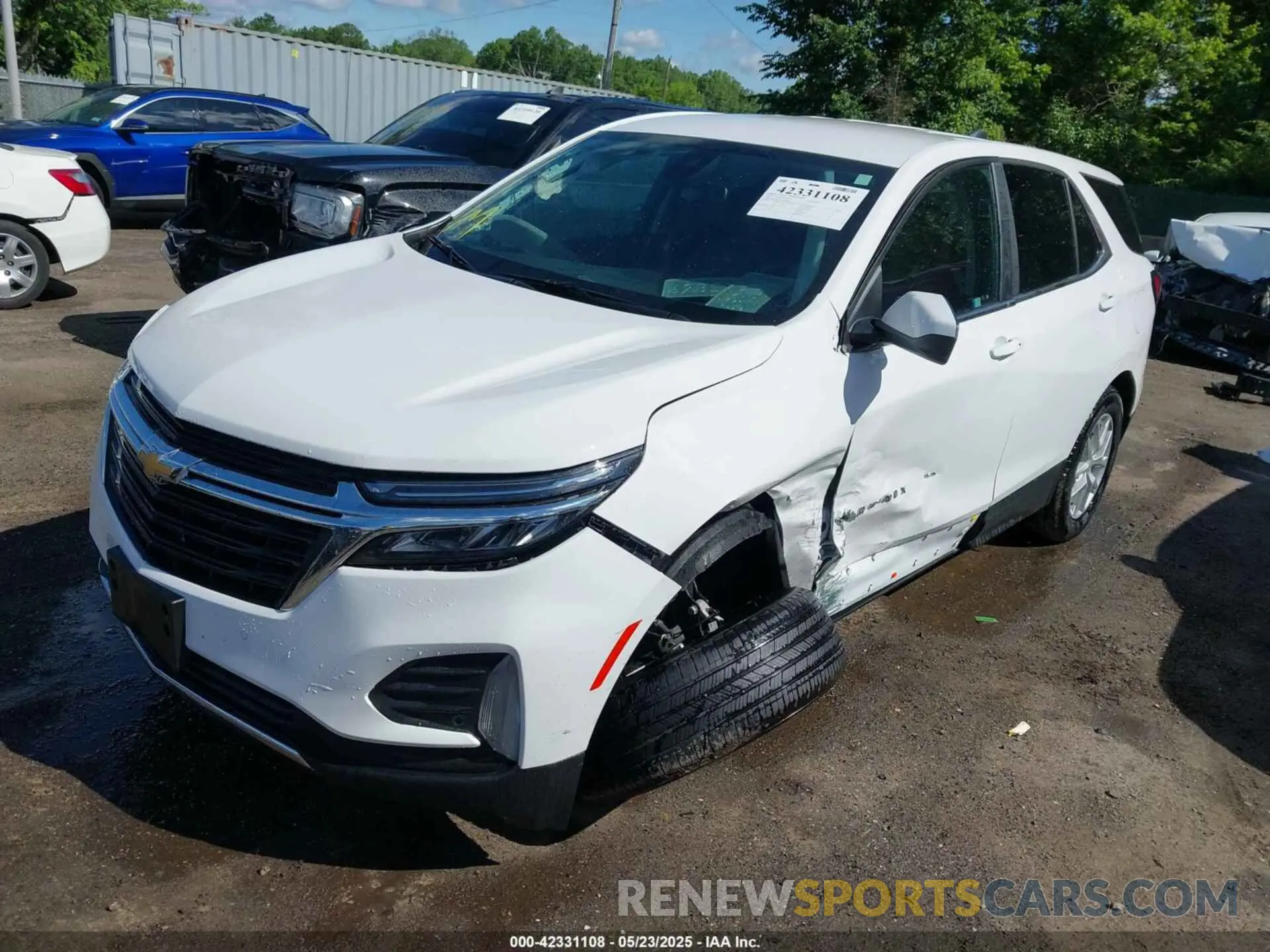 2 Photograph of a damaged car 3GNAXKEGXRL256851 CHEVROLET EQUINOX 2024