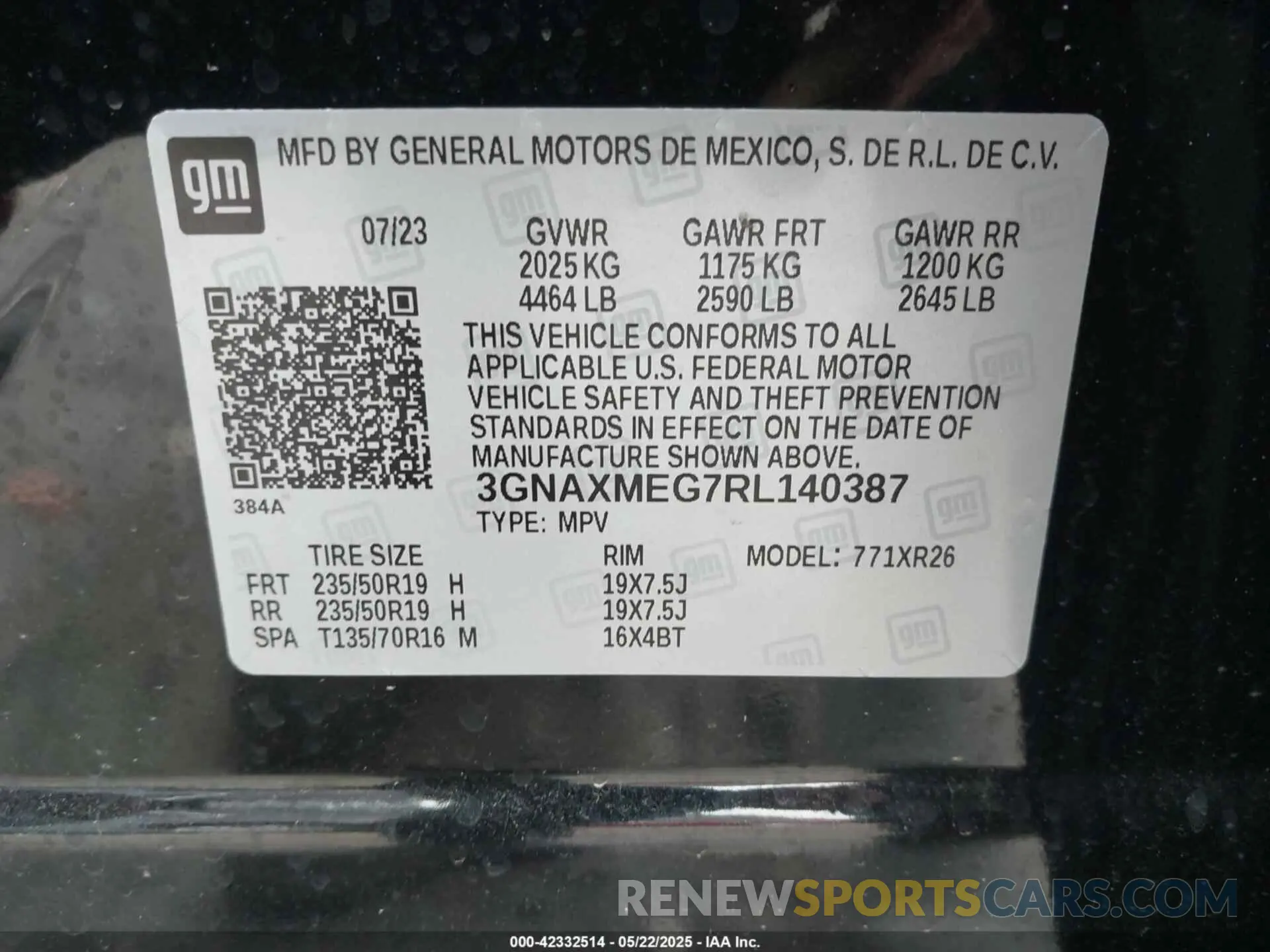 9 Фотография поврежденного автомобиля 3GNAXMEG7RL140387 CHEVROLET EQUINOX 2024