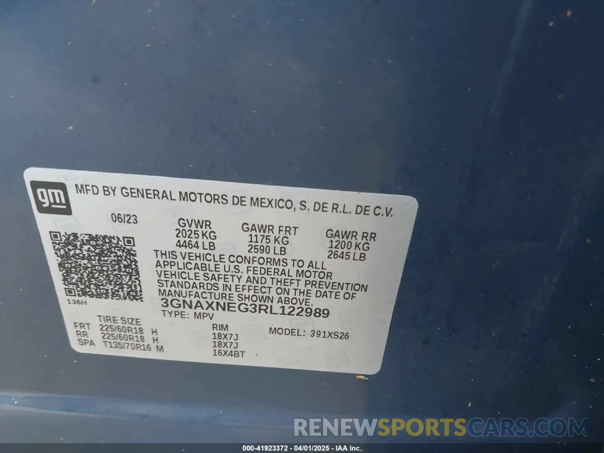 9 Фотография поврежденного автомобиля 3GNAXNEG3RL122989 CHEVROLET EQUINOX 2024