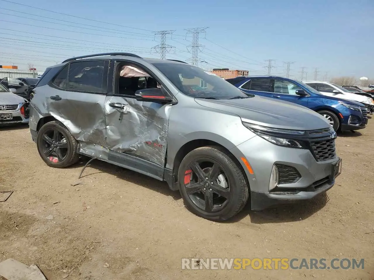 4 Фотография поврежденного автомобиля 3GNAXNEG8RL322265 CHEVROLET EQUINOX 2024