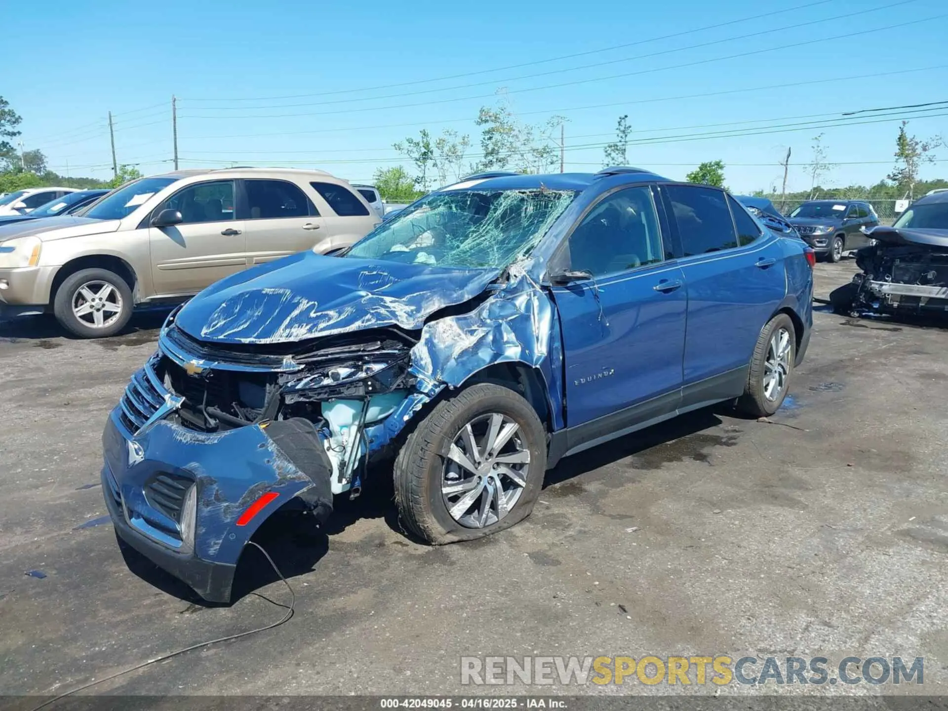 2 Photograph of a damaged car 3GNAXNEGXRL340850 CHEVROLET EQUINOX 2024
