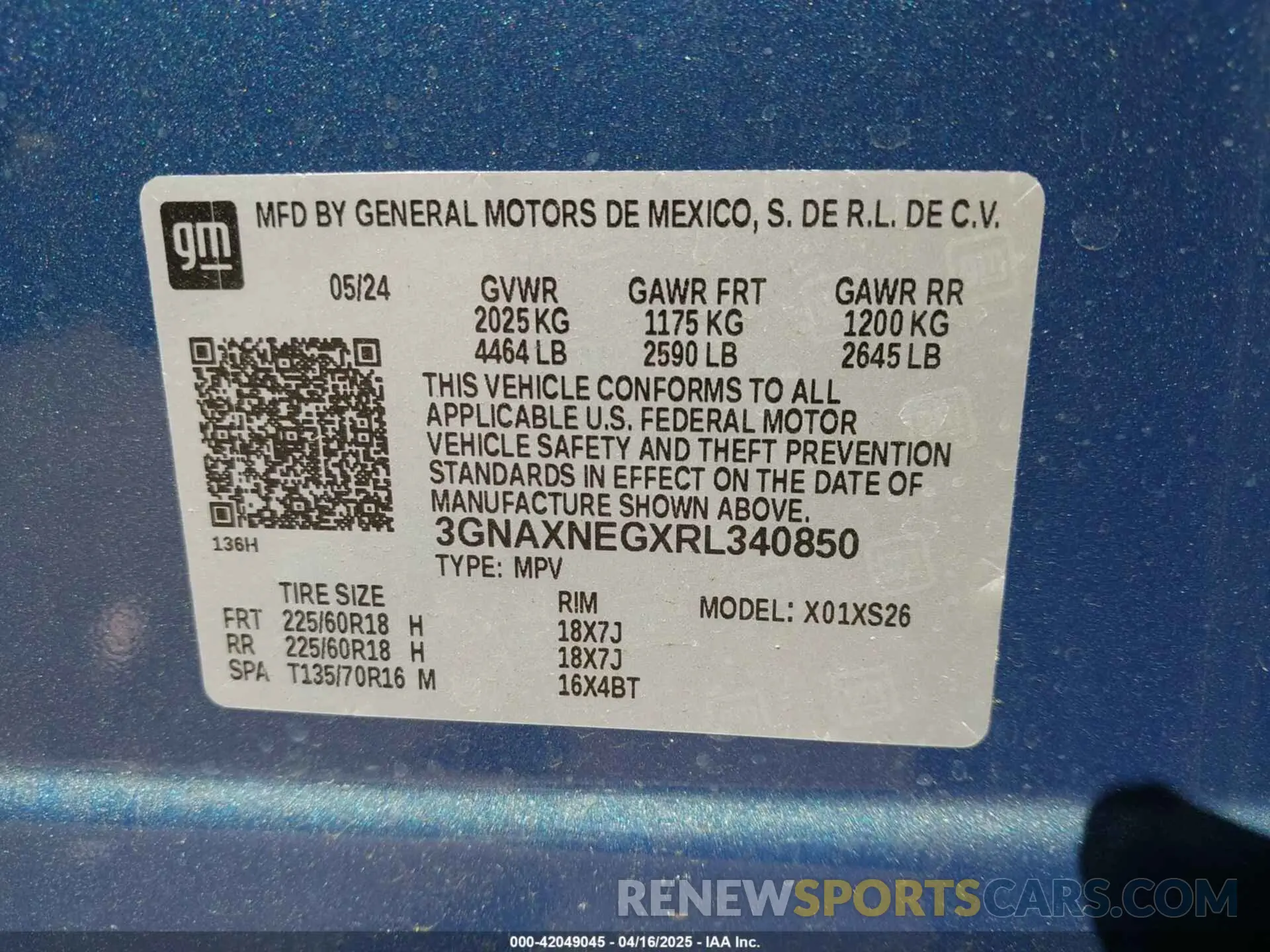 9 Photograph of a damaged car 3GNAXNEGXRL340850 CHEVROLET EQUINOX 2024