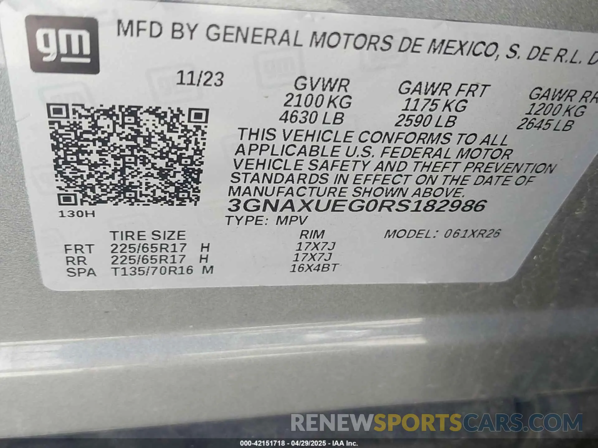 9 Photograph of a damaged car 3GNAXUEG0RS182986 CHEVROLET EQUINOX 2024