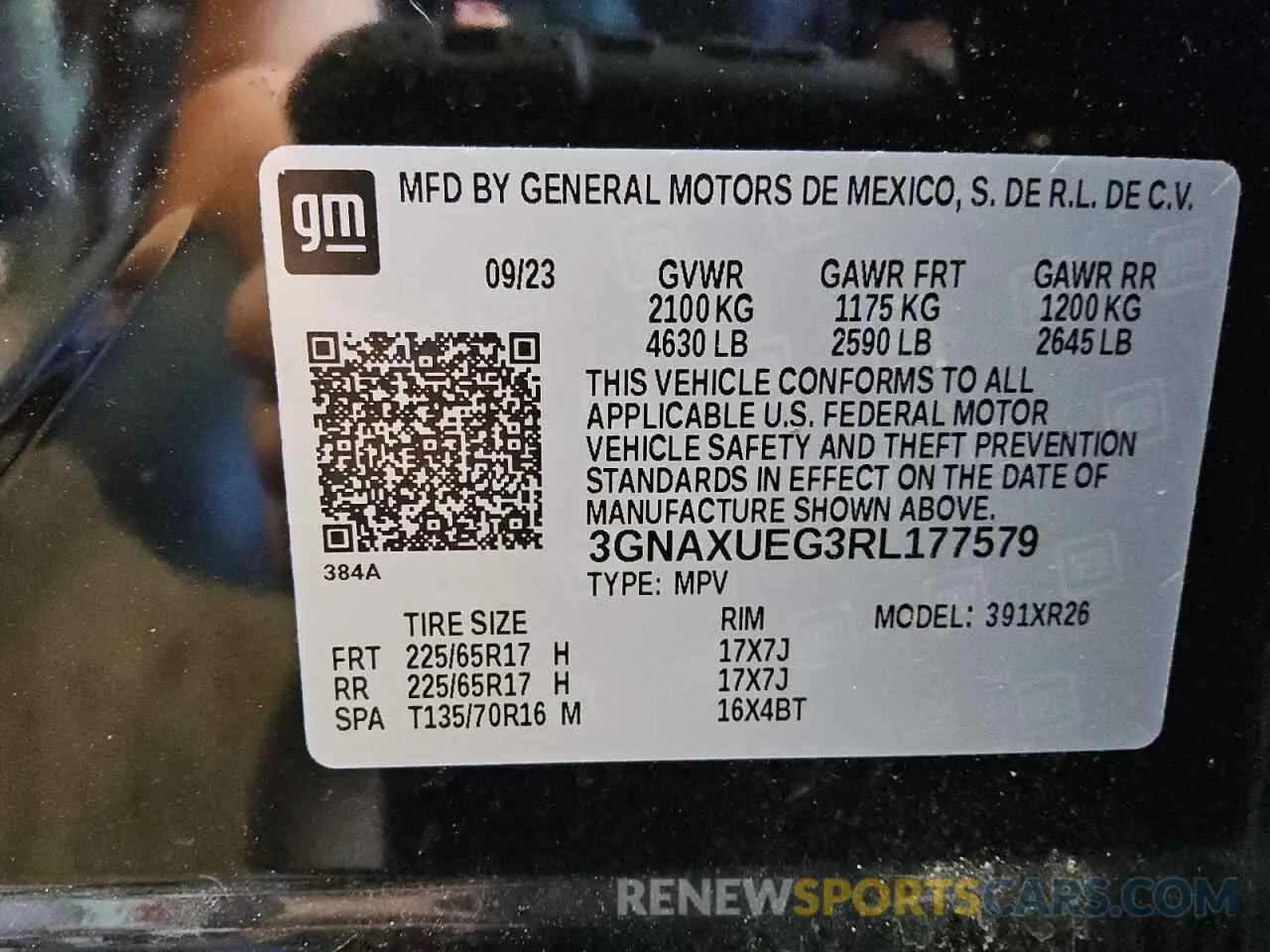 13 Фотография поврежденного автомобиля 3GNAXUEG3RL177579 CHEVROLET EQUINOX 2024