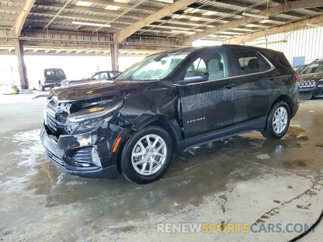 1 Photograph of a damaged car 3GNAXUEGXRL308023 CHEVROLET EQUINOX 2024